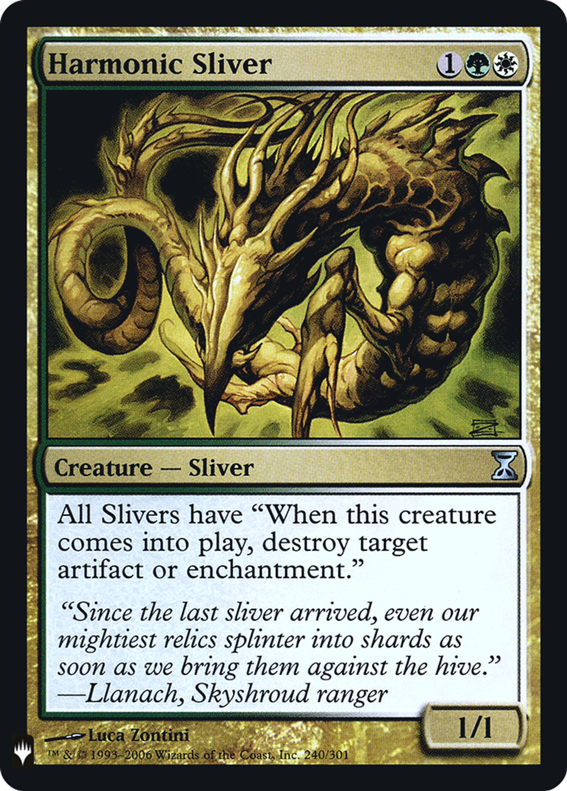 Harmonic Sliver — The List — Magic: The Gathering