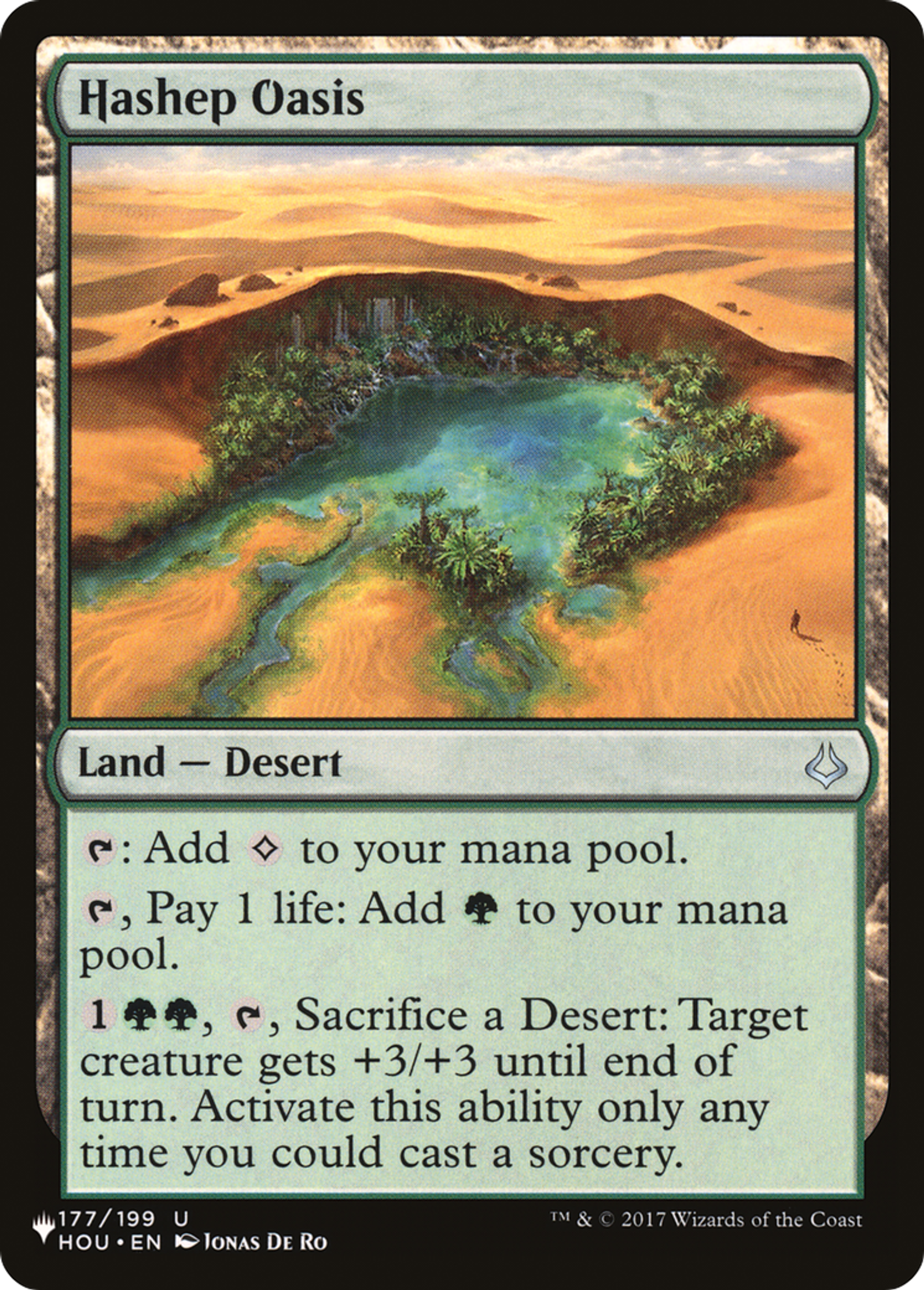 Hashep Oasis — The List — Magic: The Gathering