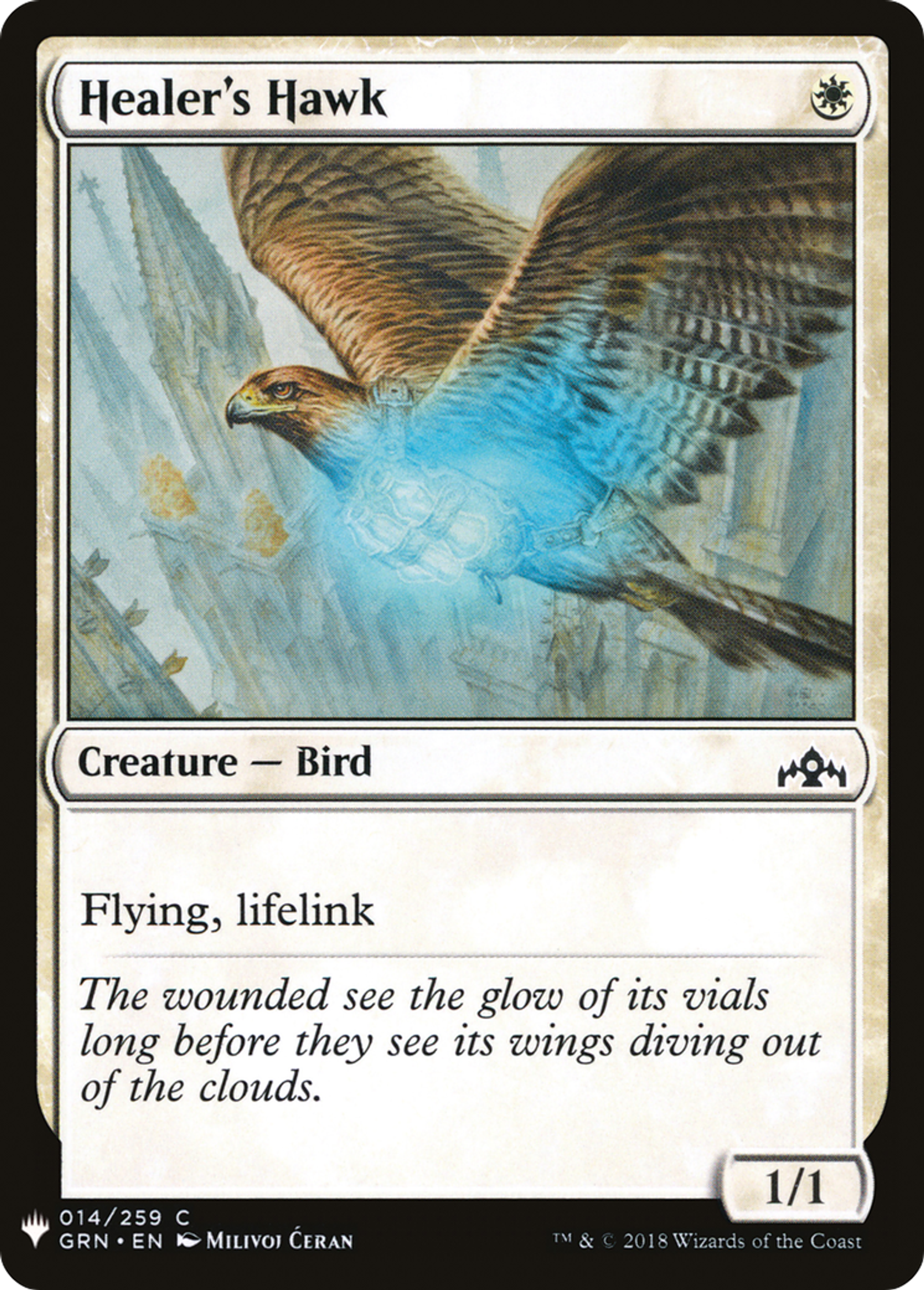 Healer's Hawk — The List — Magic: The Gathering