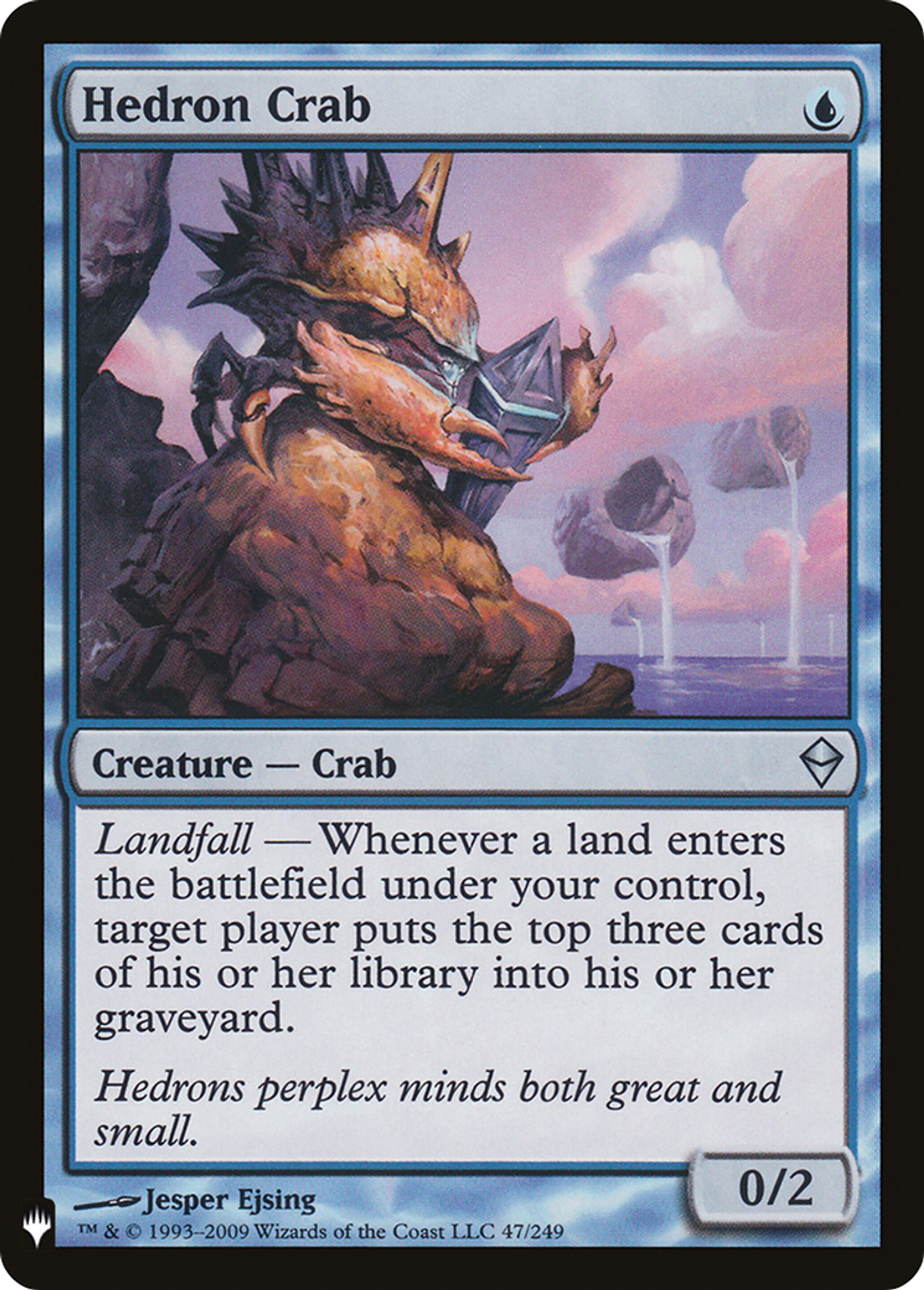 Crabe d'hèdron — The List — Magic: The Gathering