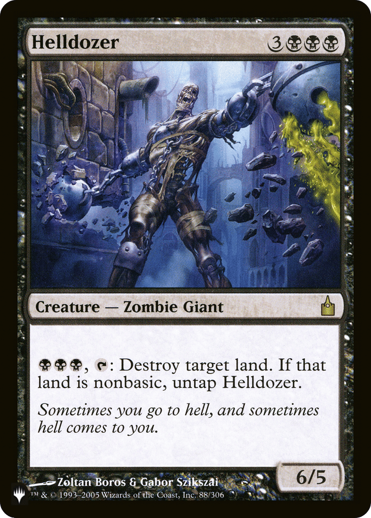 Helldozer — The List — Magic: The Gathering