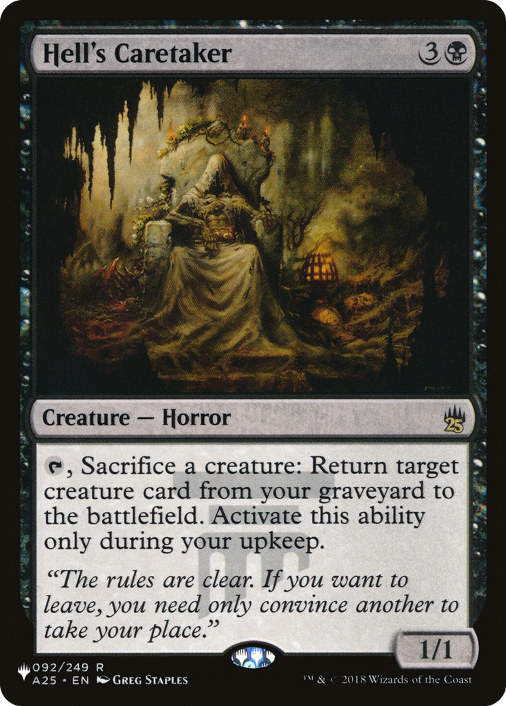 Concierge de l'enfer — The List — Magic: The Gathering