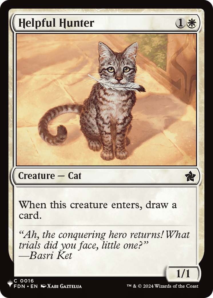 Chasseur serviable — The List — Magic: The Gathering
