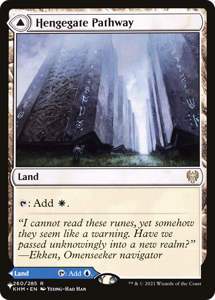 Hengegate Pathway // Mistgate Pathway — The List — Magic: The Gathering