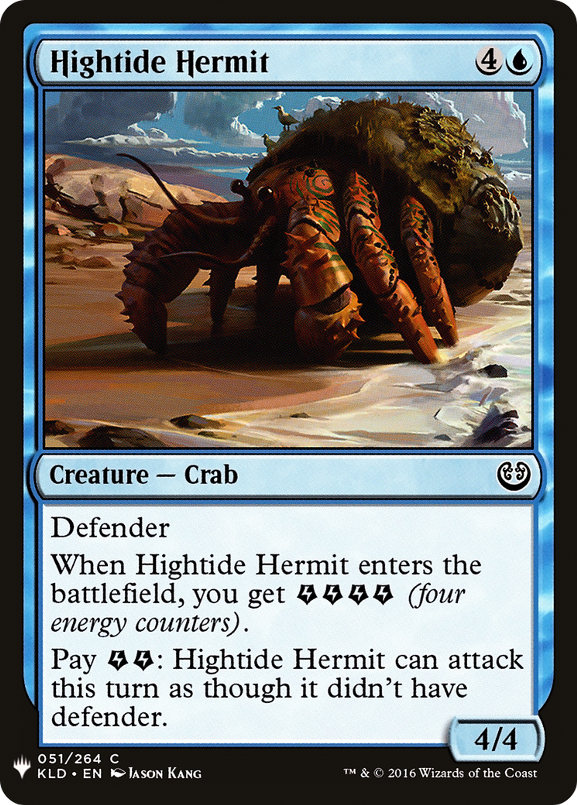 Hightide Hermit — The List — Magic: The Gathering