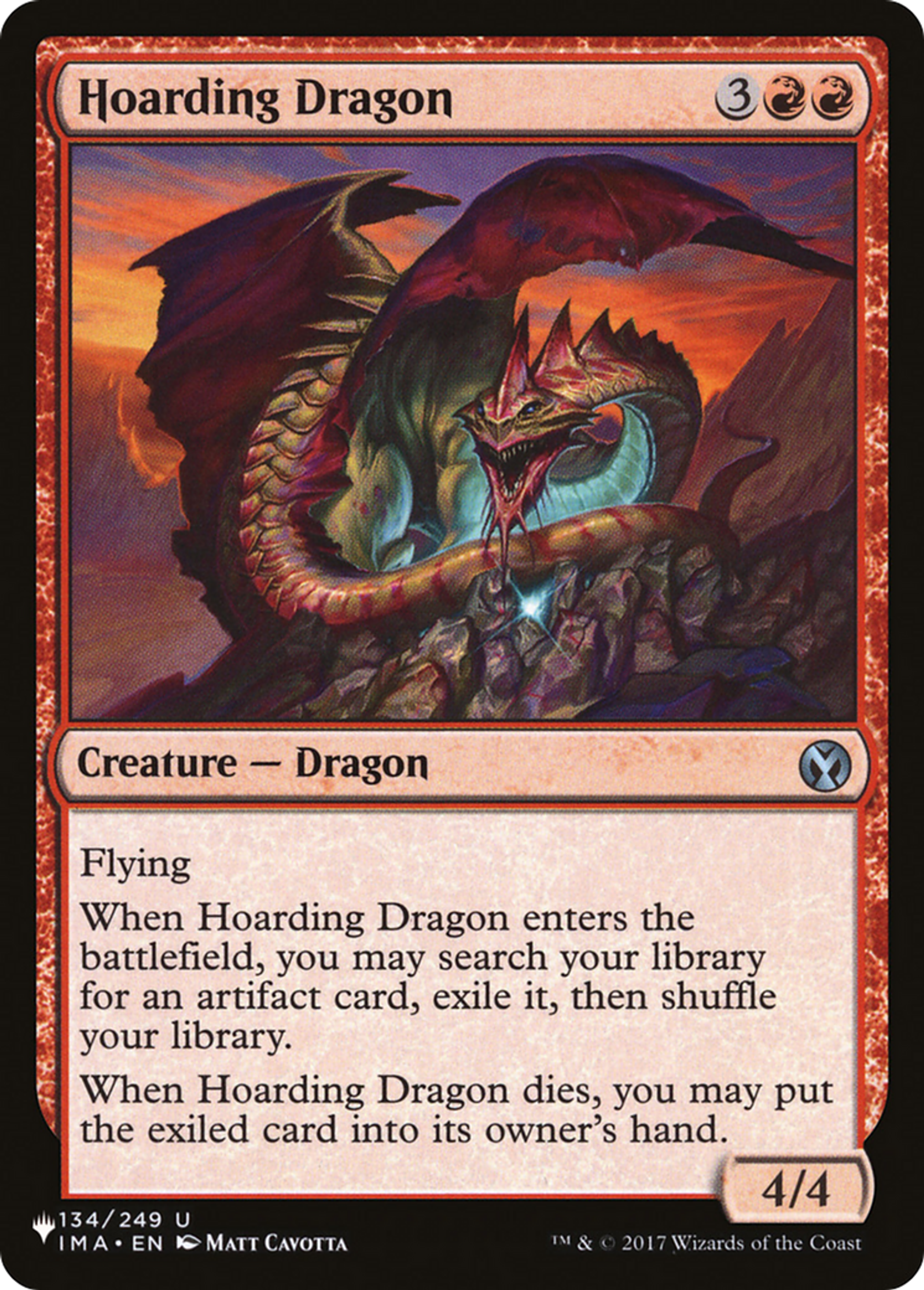 Hoarding Dragon — The List — Magic: The Gathering