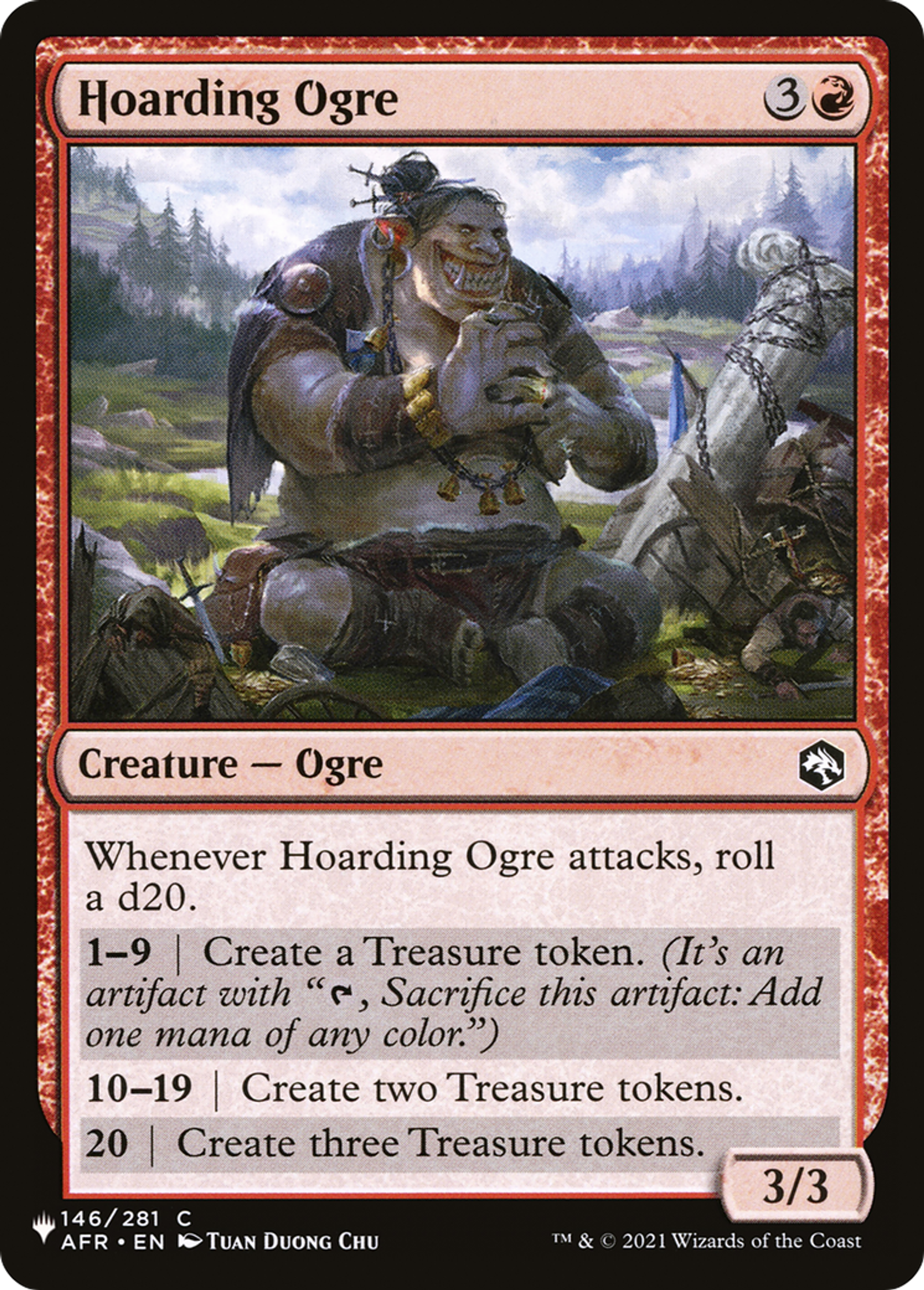 Hoarding Ogre — The List — Magic: The Gathering