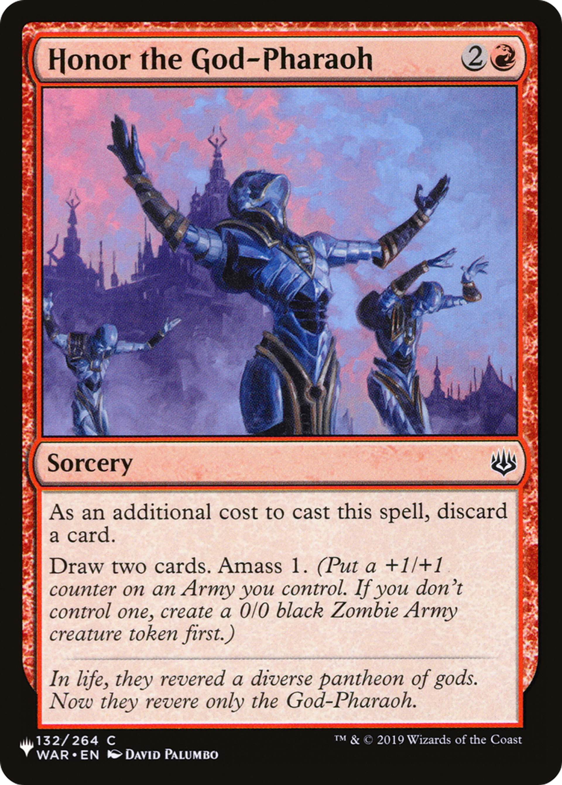 Honorer le Dieu-Pharaon — The List — Magic: The Gathering