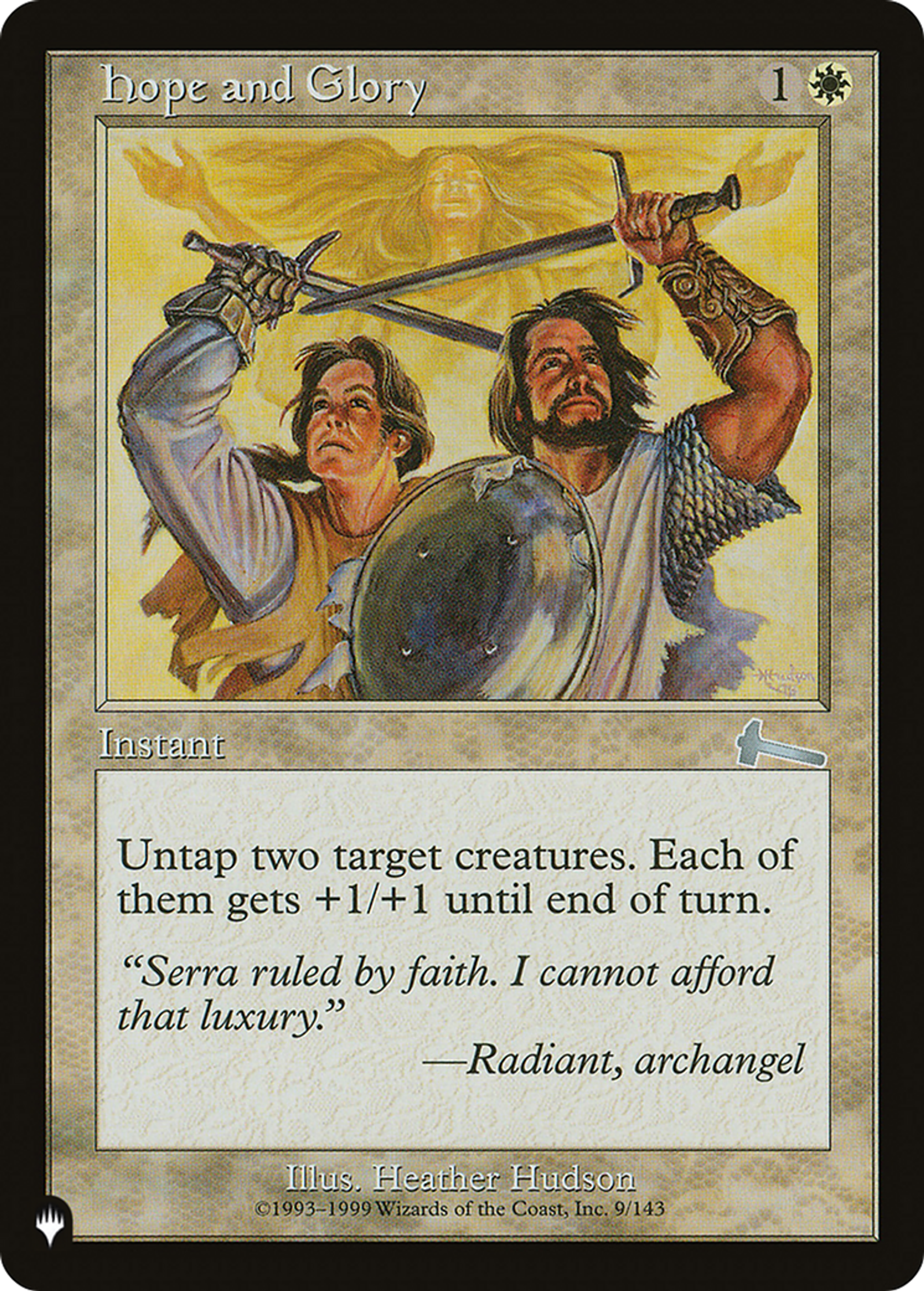 Gloire et vertu — The List — Magic: The Gathering