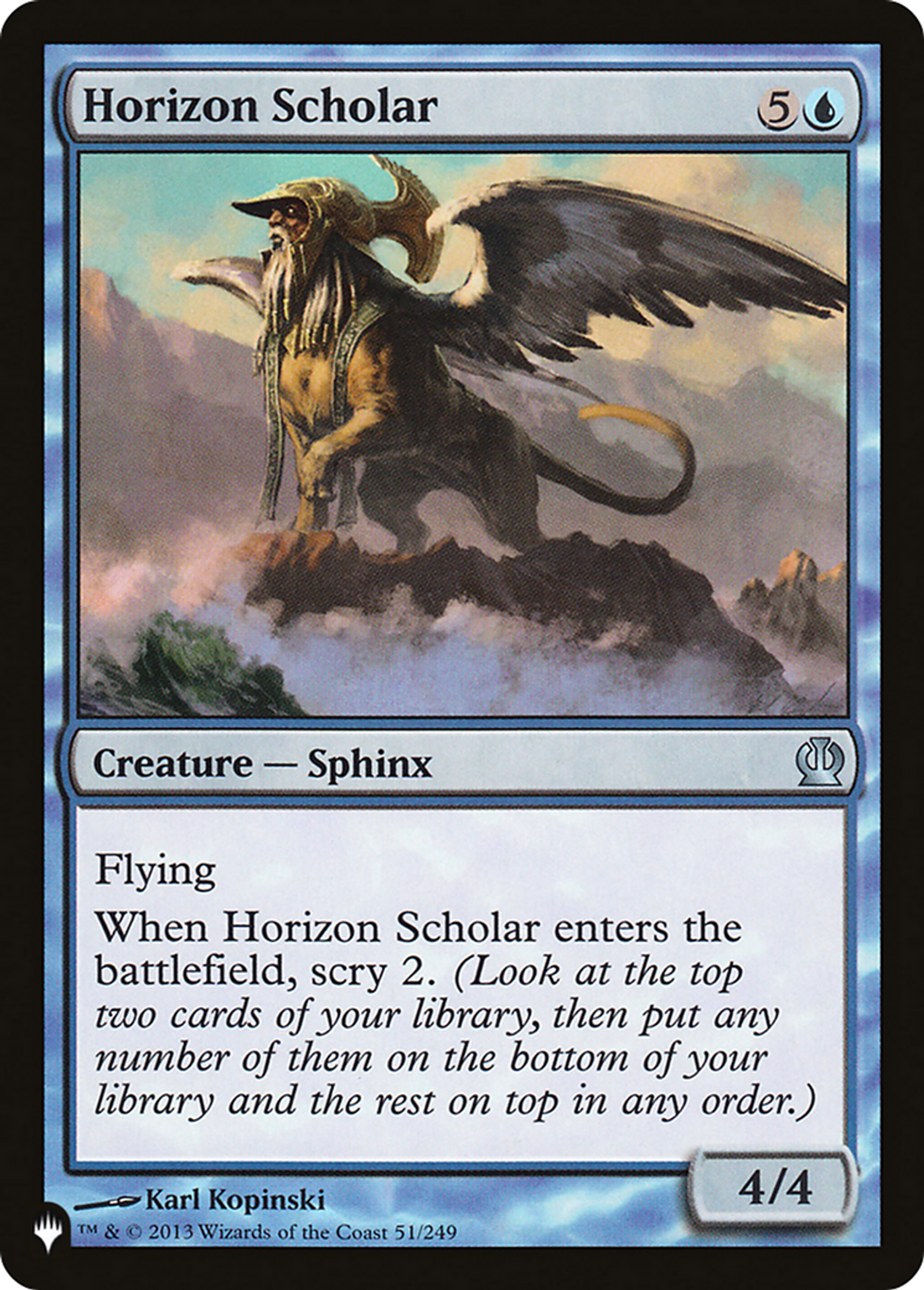 Érudit de l'horizon — The List — Magic: The Gathering