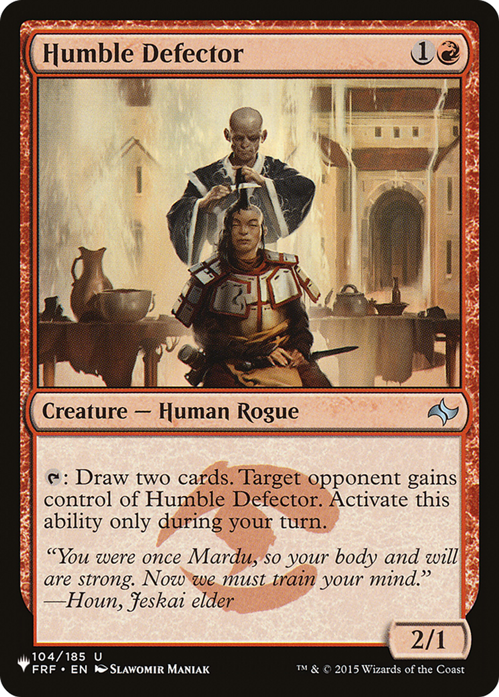 Humble Defector — The List — Magic: The Gathering