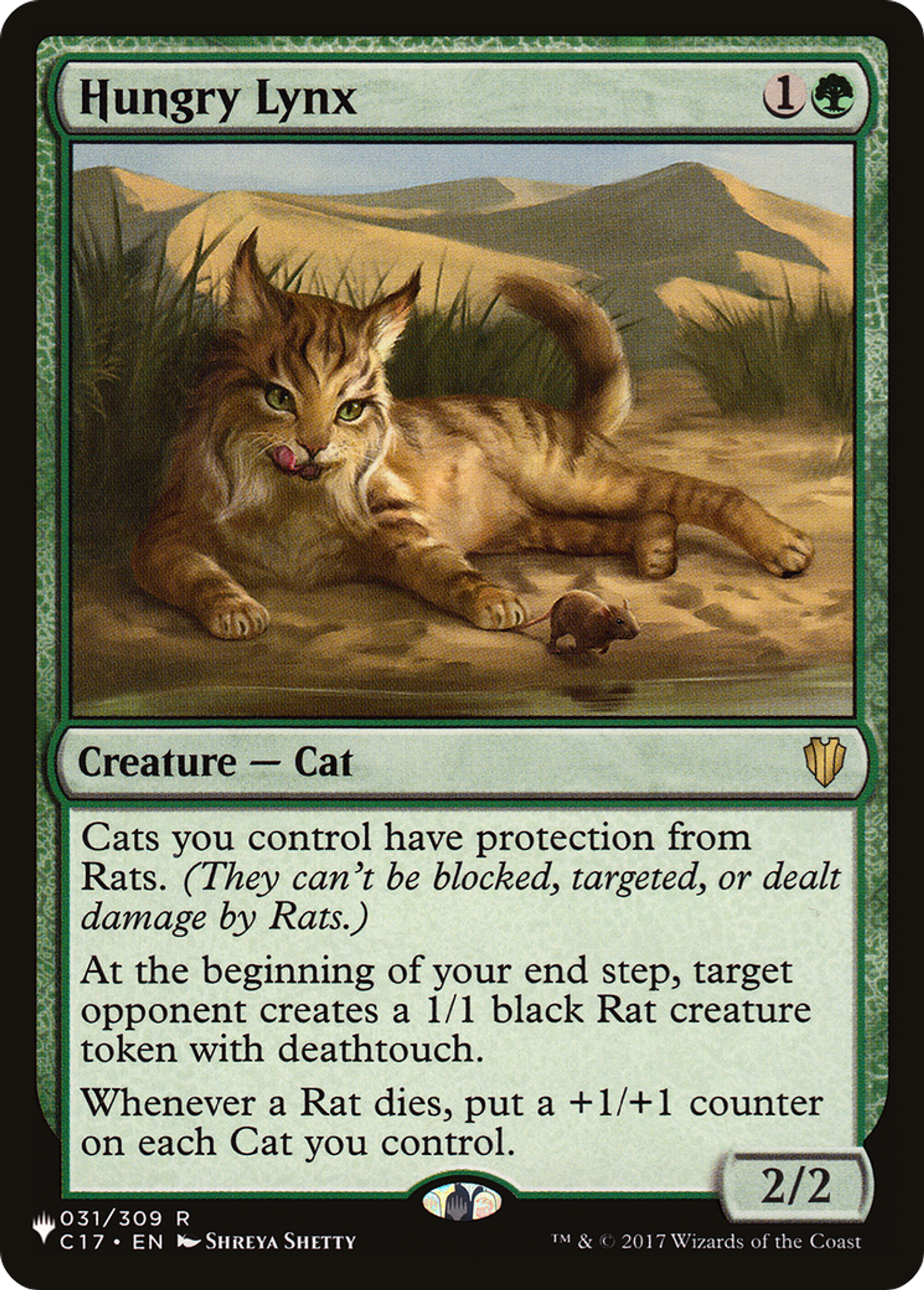 Hungry Lynx — The List — Magic: The Gathering