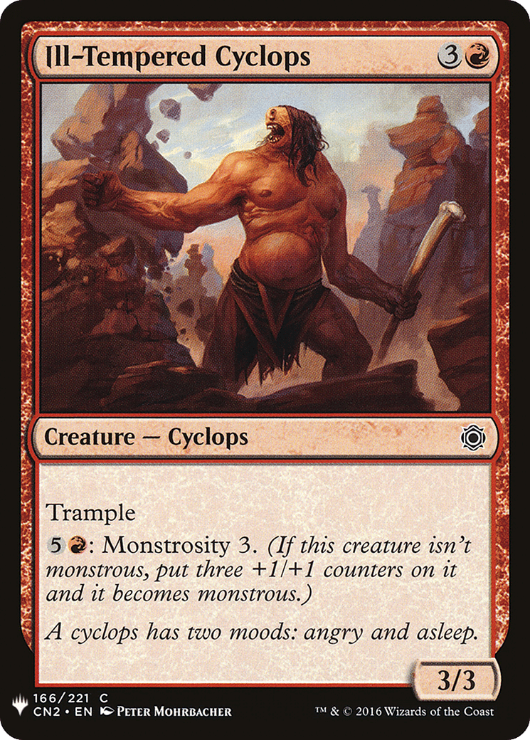 Ill-Tempered Cyclops — The List — Magic: The Gathering