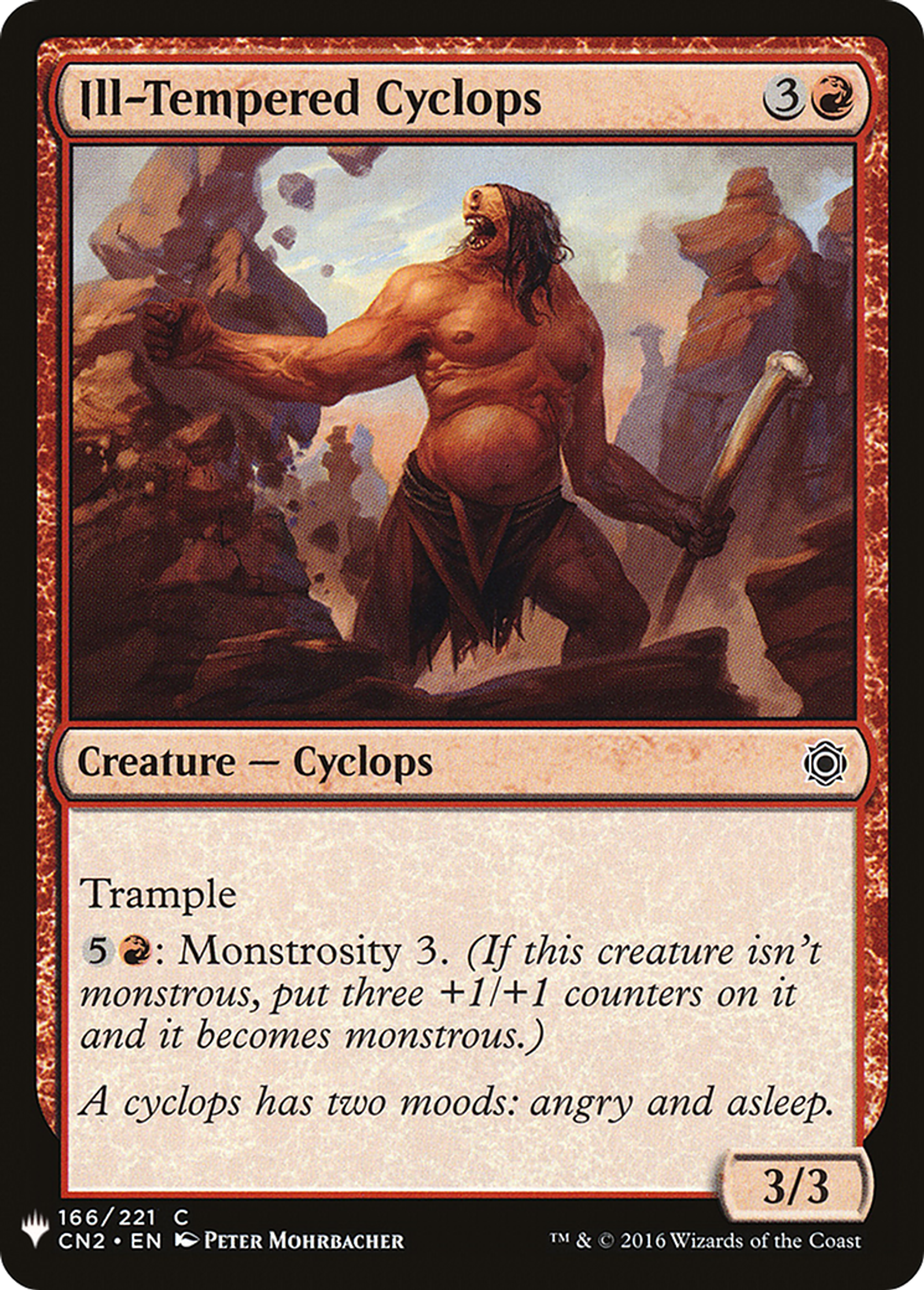 Ill-Tempered Cyclops — The List — Magic: The Gathering