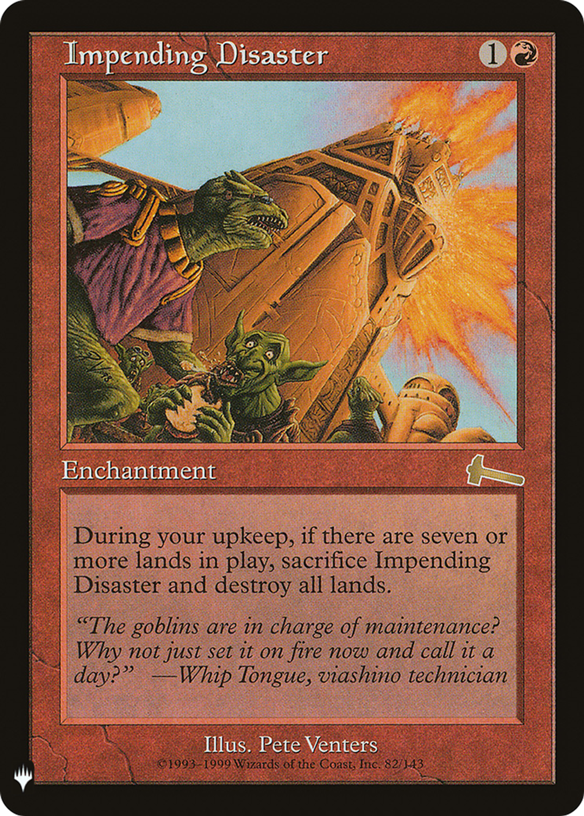 Désastre imminent — The List — Magic: The Gathering