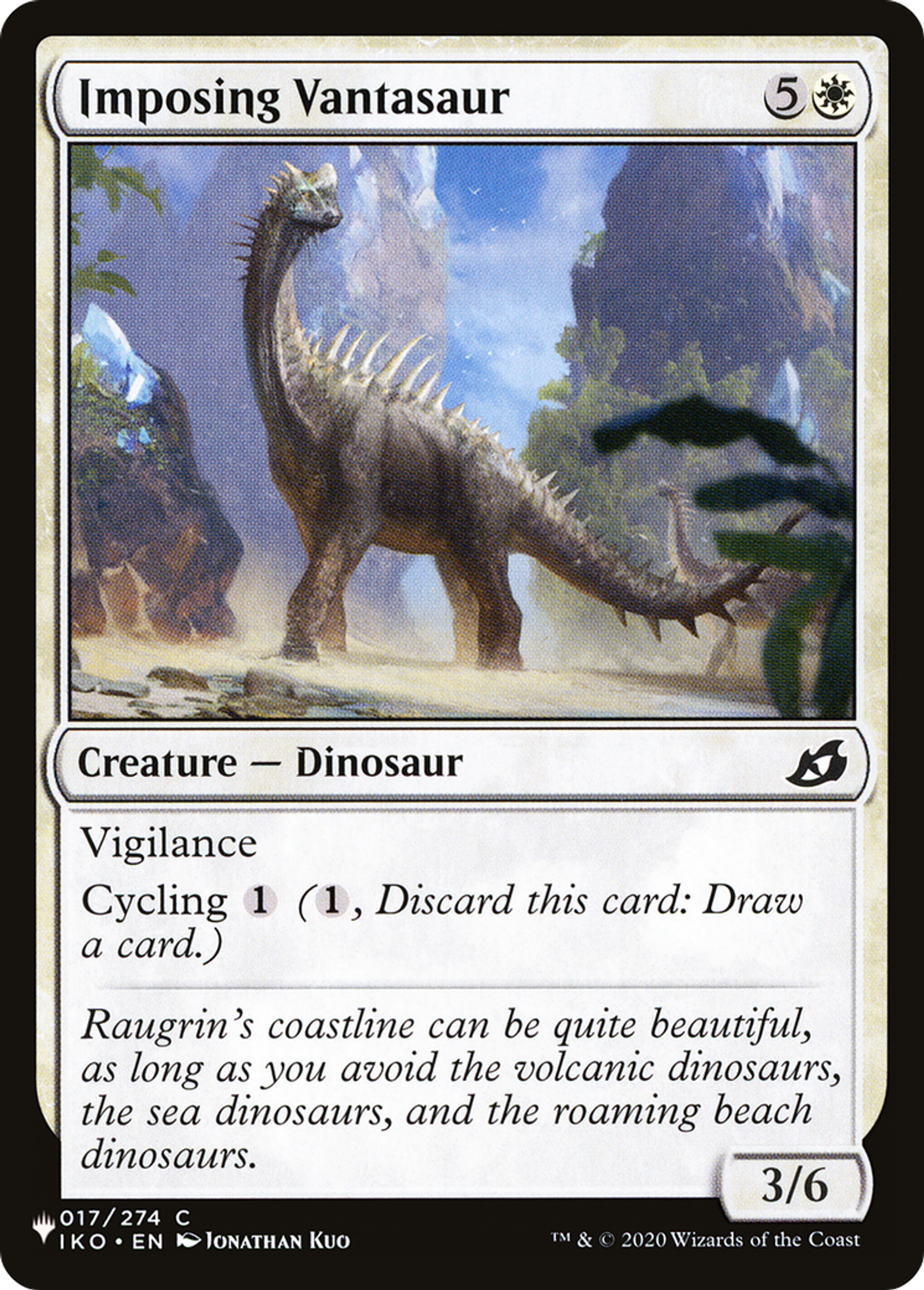 Imposing Vantasaur — The List — Magic: The Gathering