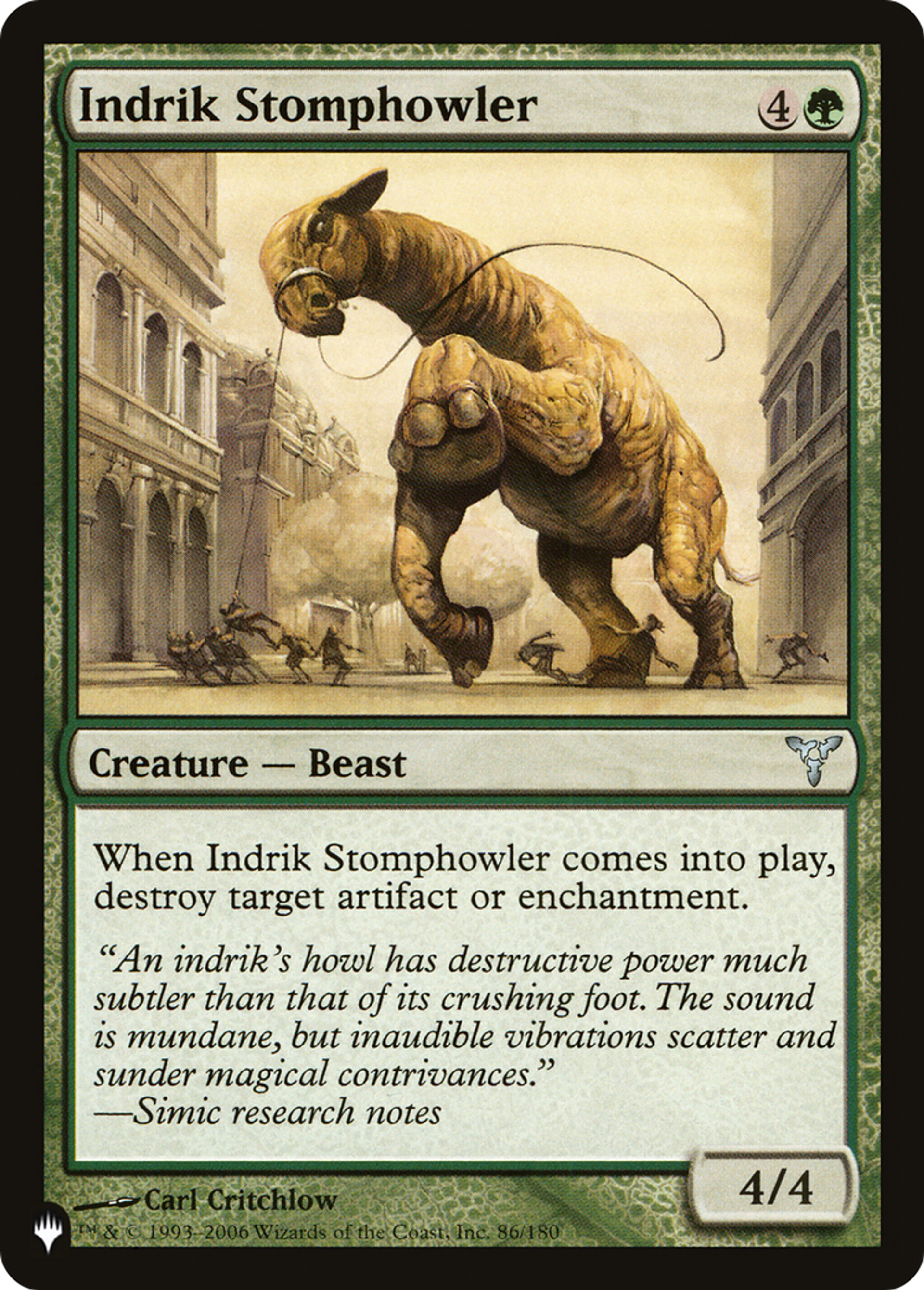 Indrik Stomphowler — The List — Magic: The Gathering