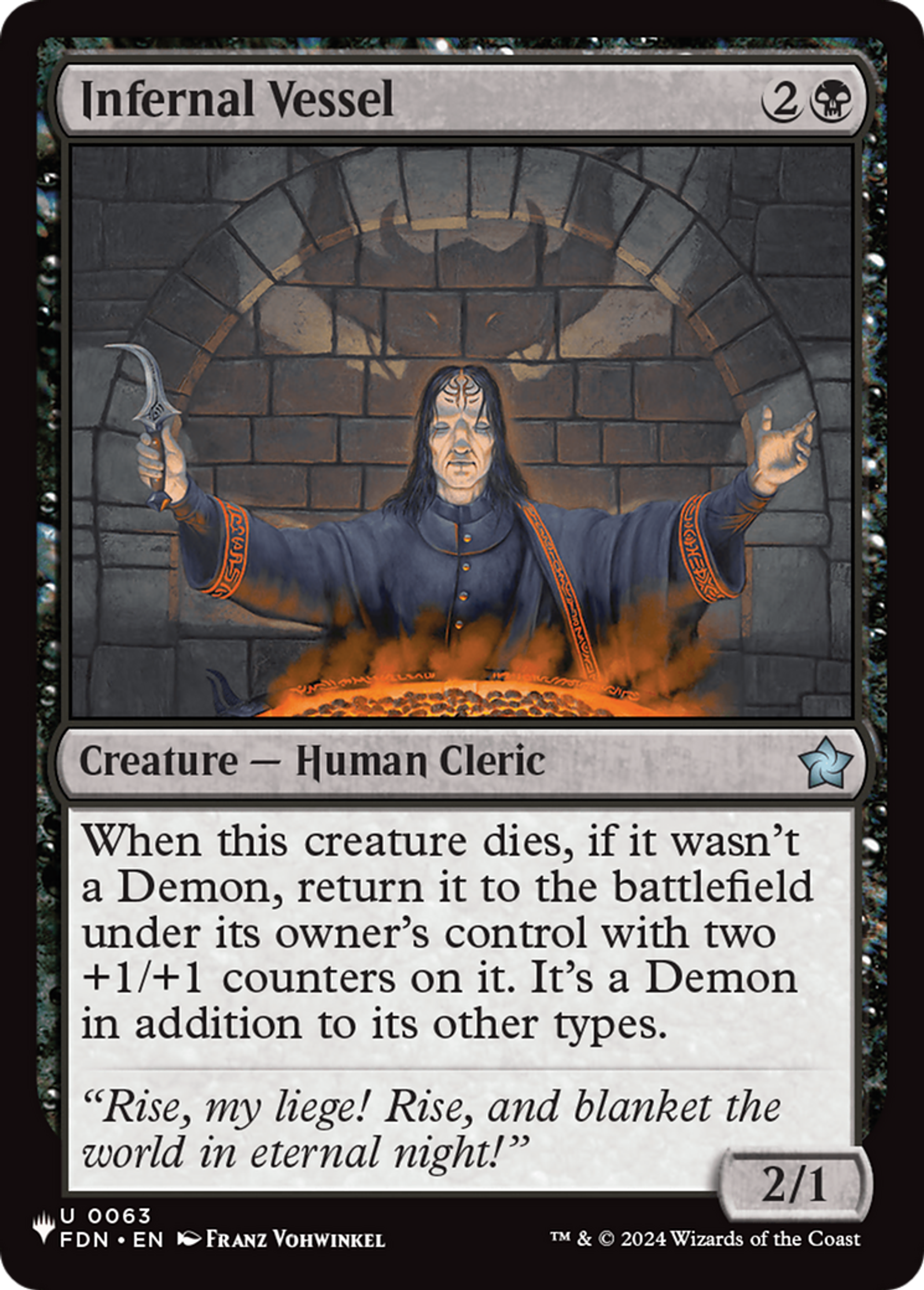 Infernal Vessel — The List — Magic: The Gathering
