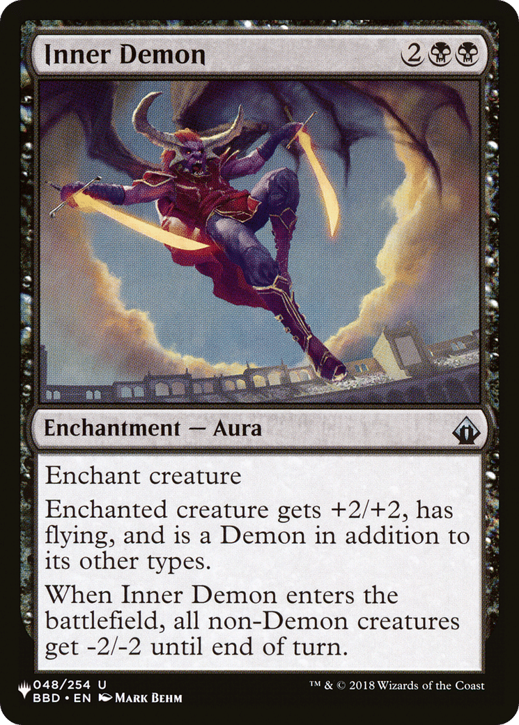 Inner Demon — The List — Magic: The Gathering