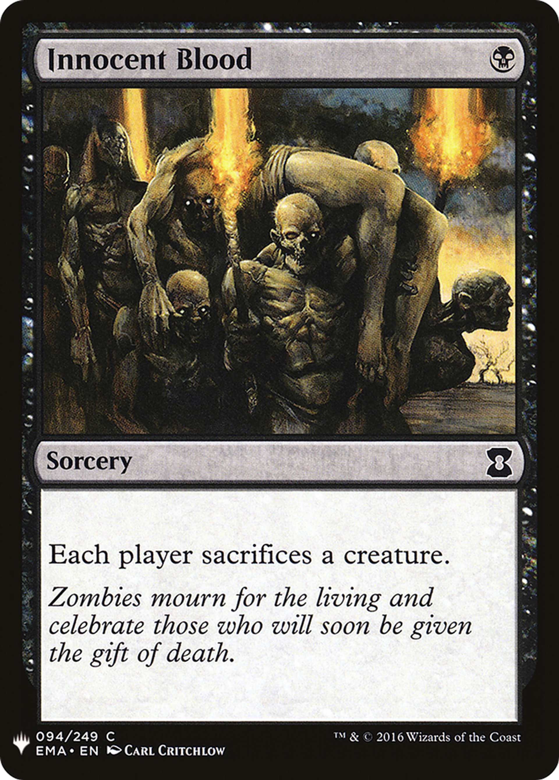 Innocent Blood — The List — Magic: The Gathering
