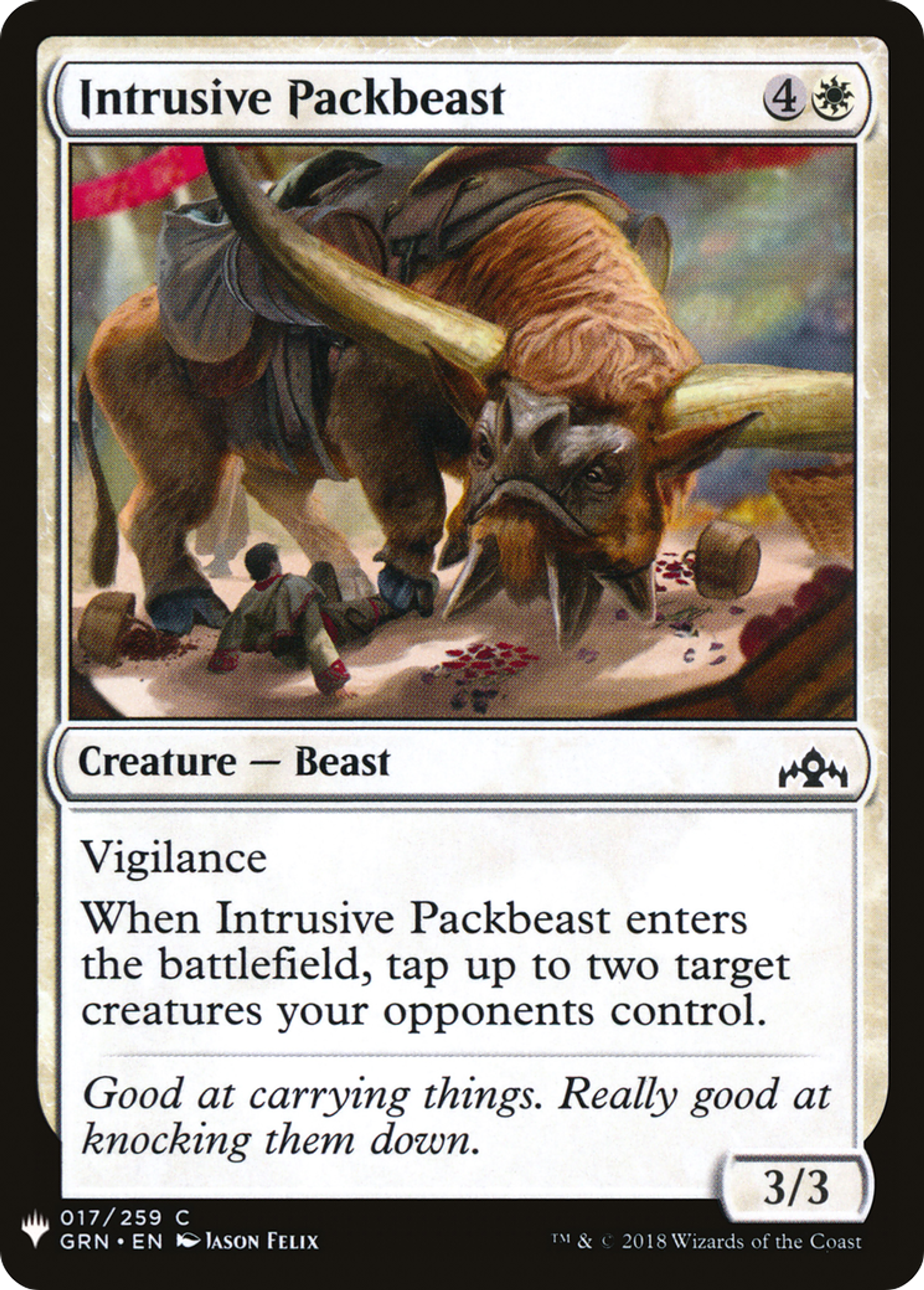 Intrusive Packbeast — The List — Magic: The Gathering