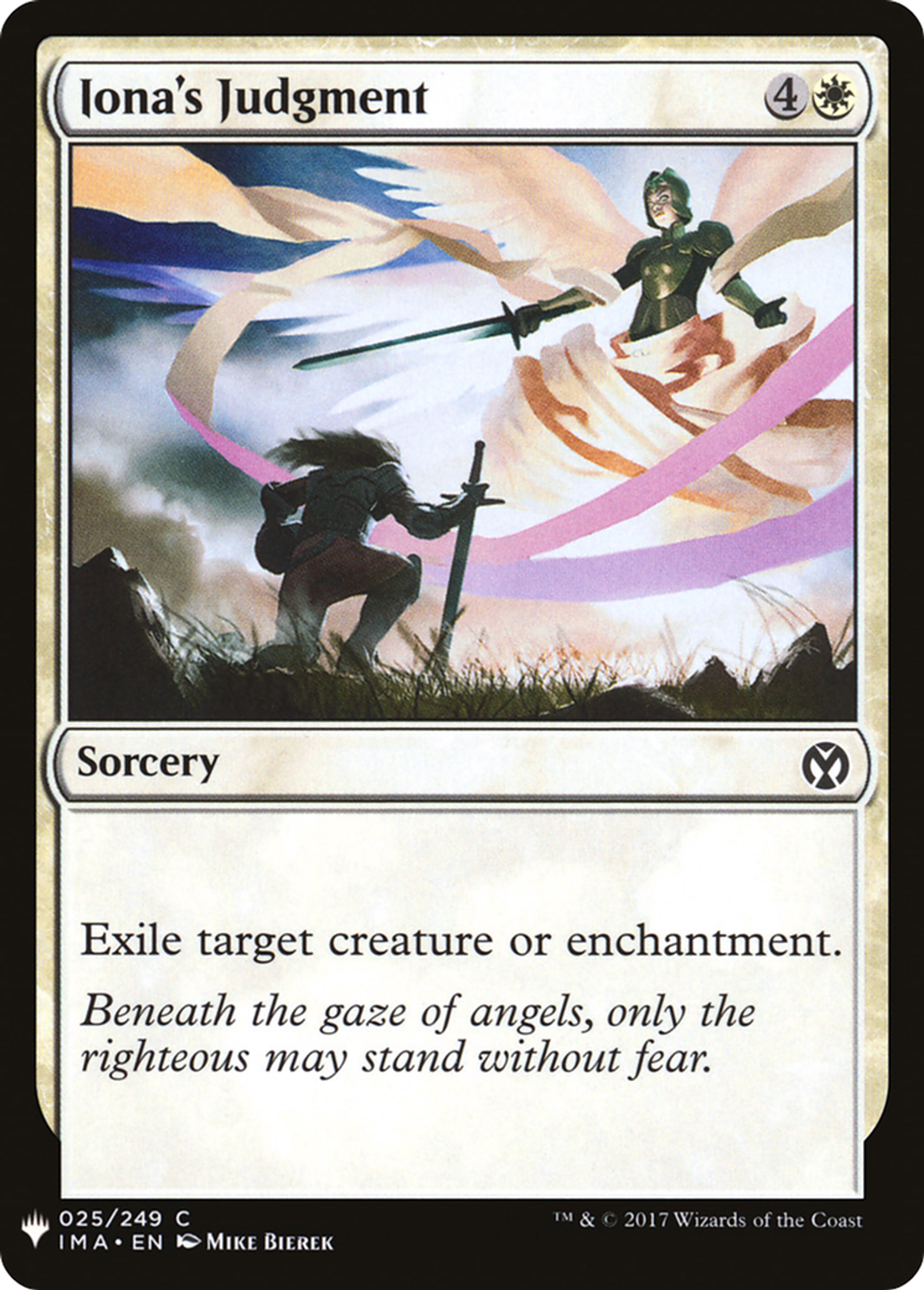 Iona's Judgment — The List — Magic: The Gathering