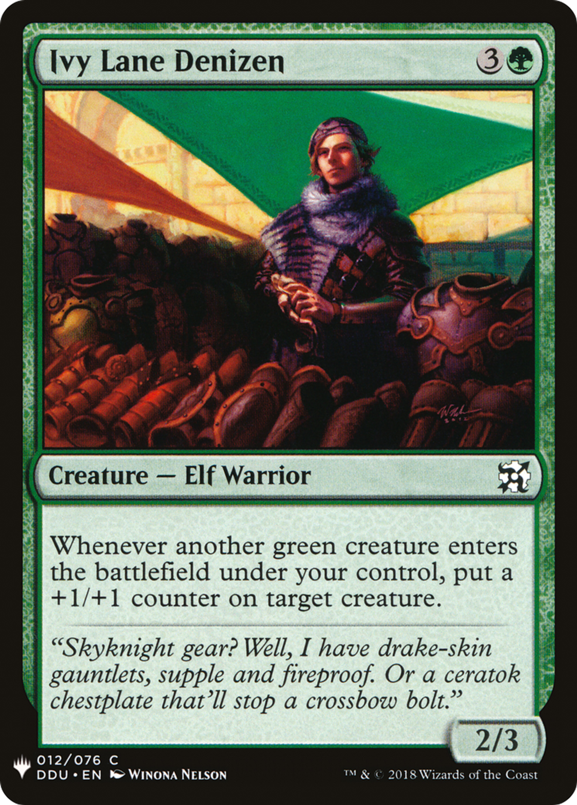 Ivy Lane Denizen — The List — Magic: The Gathering