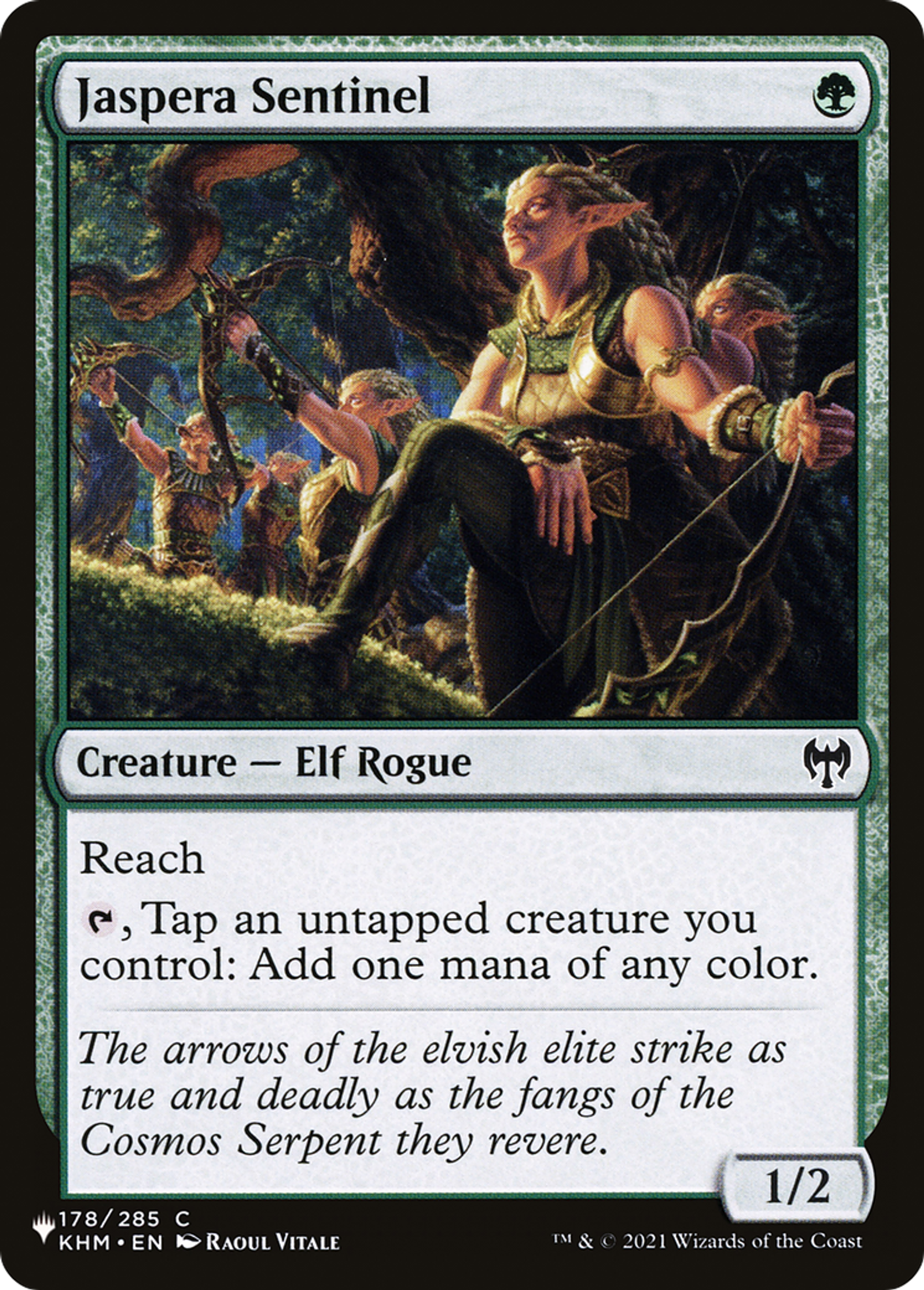 Jaspera Sentinel — The List — Magic: The Gathering