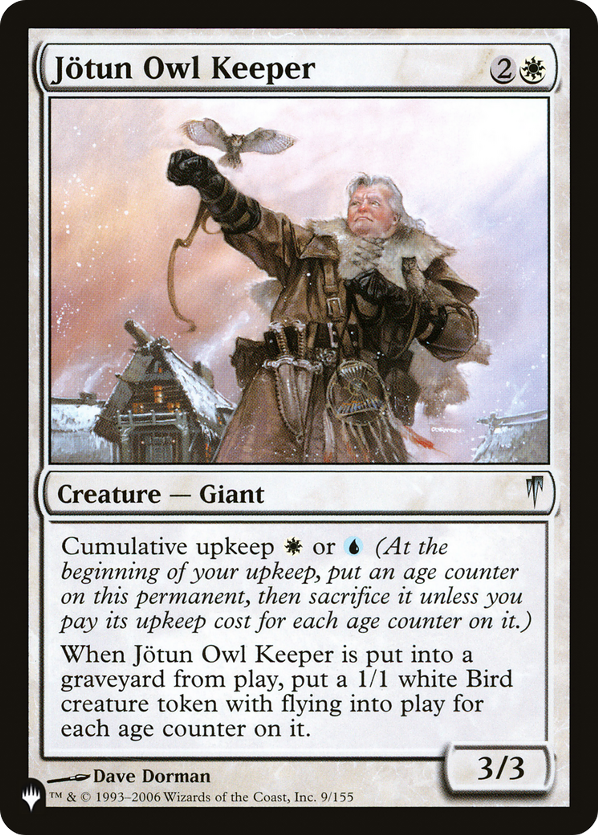 Jötun Owl Keeper — The List — Magic: The Gathering