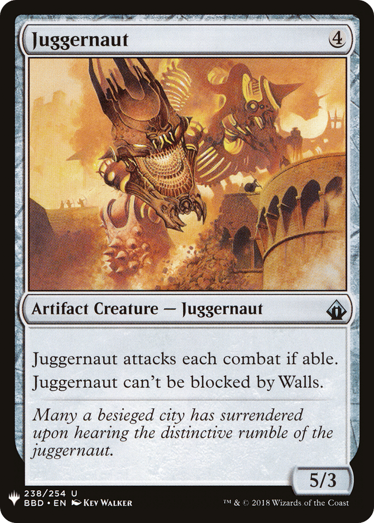 Juggernaut — The List — Magic: The Gathering