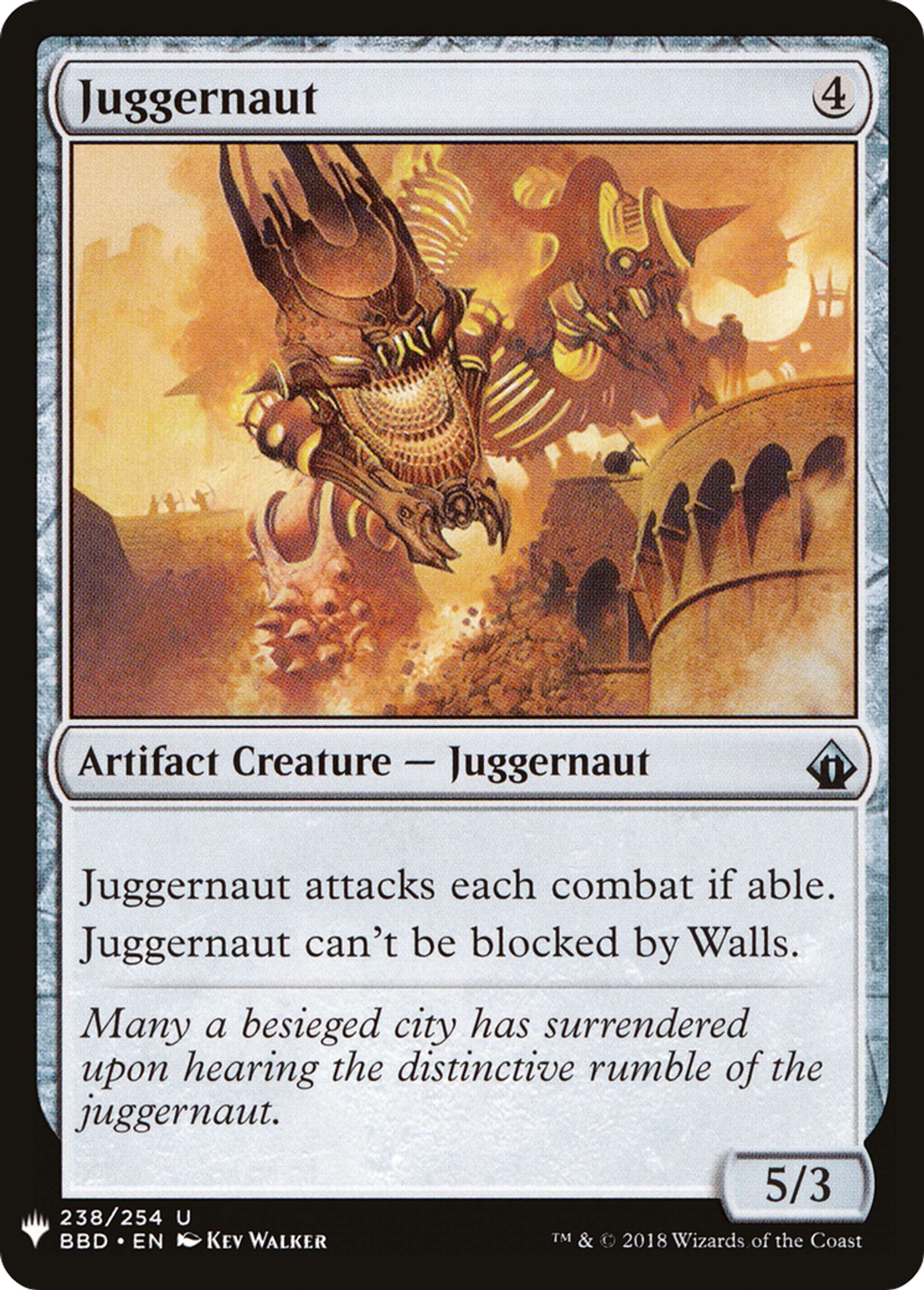 Djaggernaut — The List — Magic: The Gathering