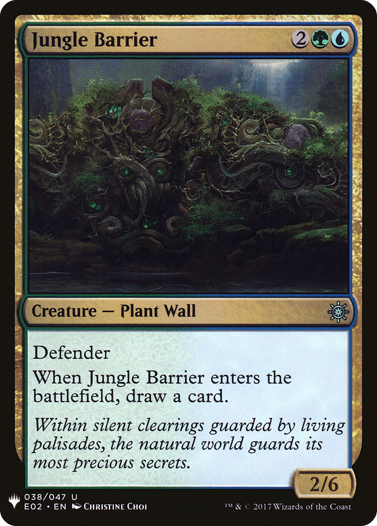 Jungle Barrier — The List — Magic: The Gathering