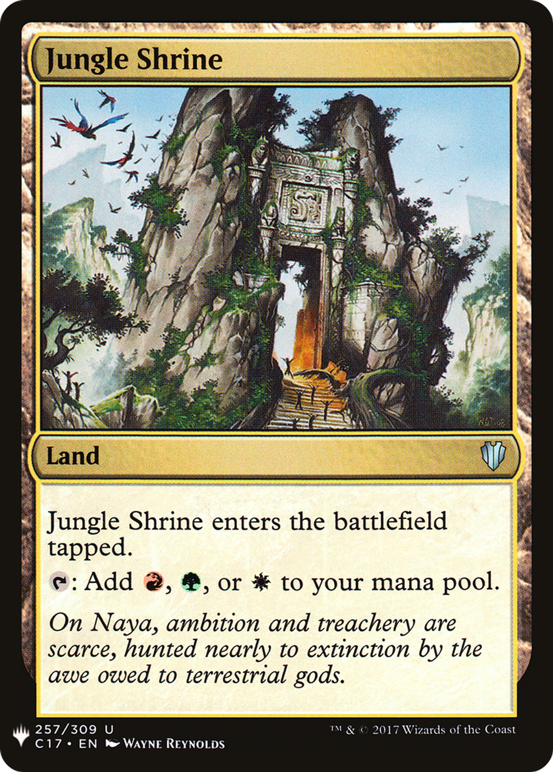Jungle Shrine — The List — Magic: The Gathering