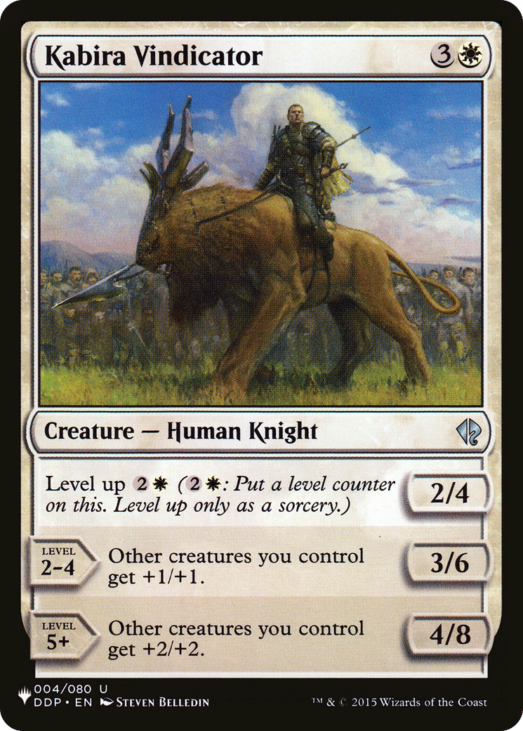 Kabira Vindicator — The List — Magic: The Gathering