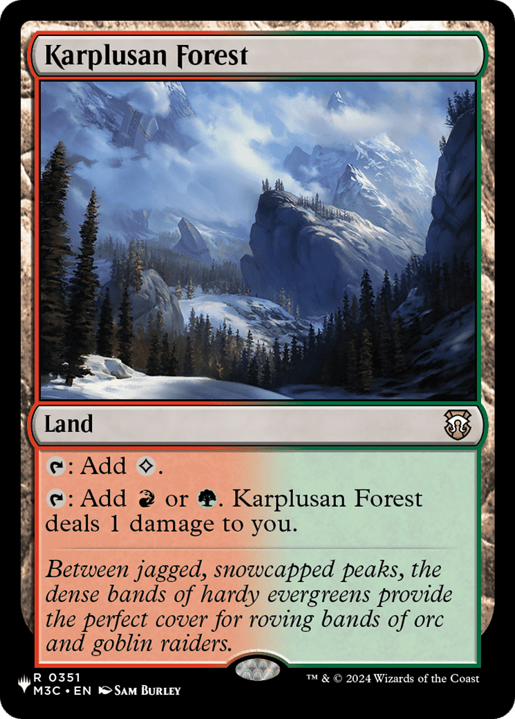 Karplusan Forest — The List — Magic: The Gathering