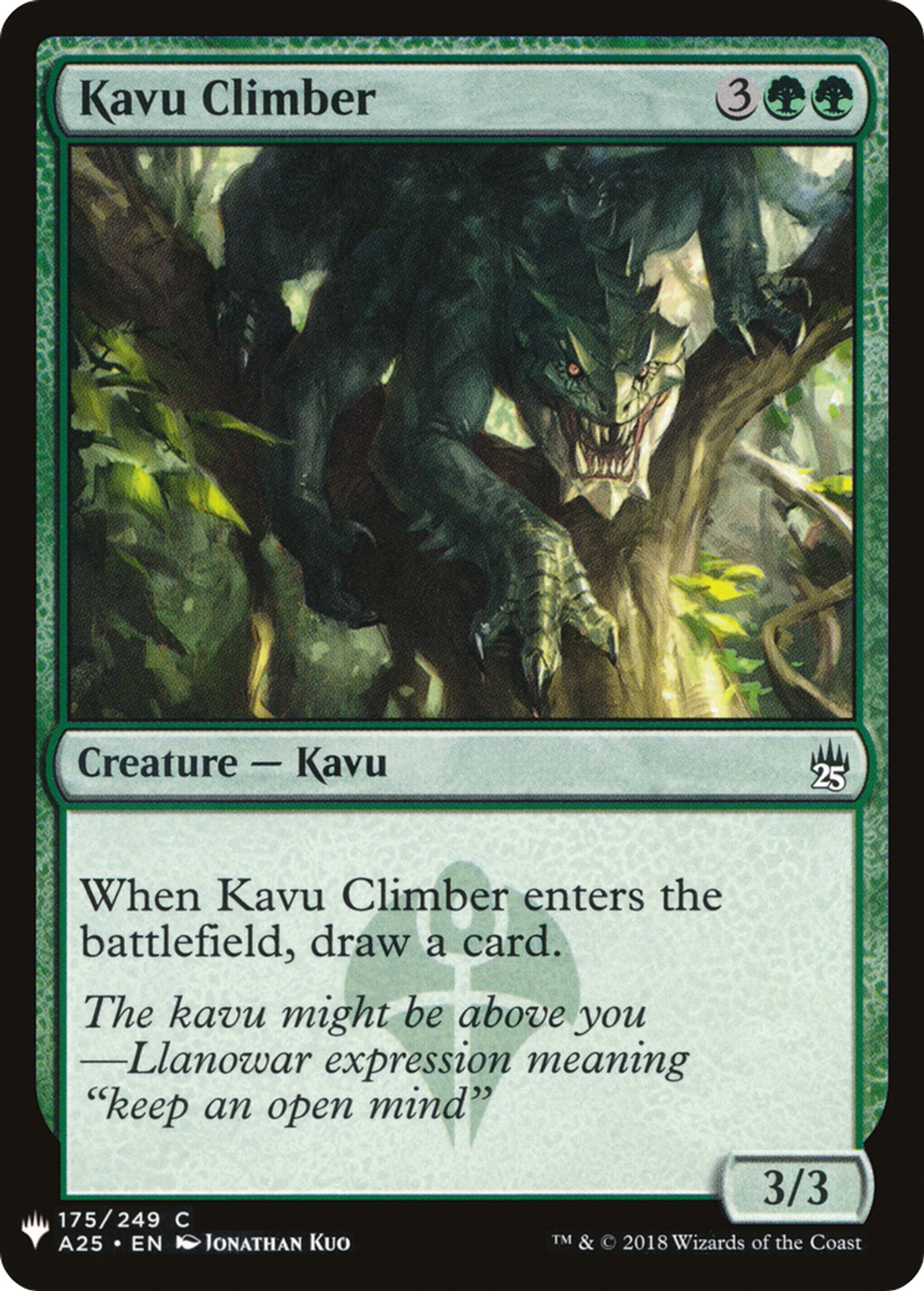 Kavru grimpeur — The List — Magic: The Gathering