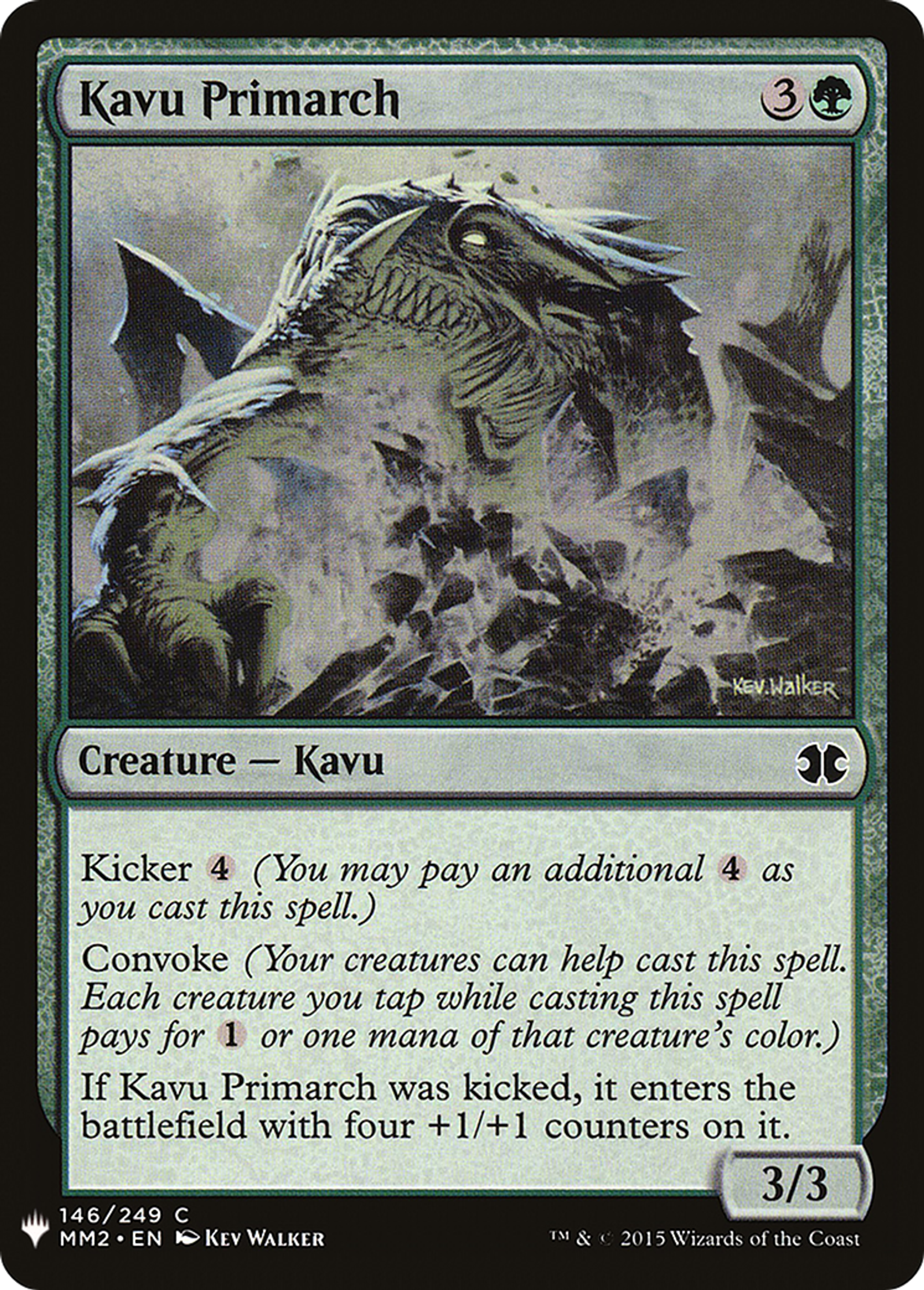 Primarque kavru — The List — Magic: The Gathering