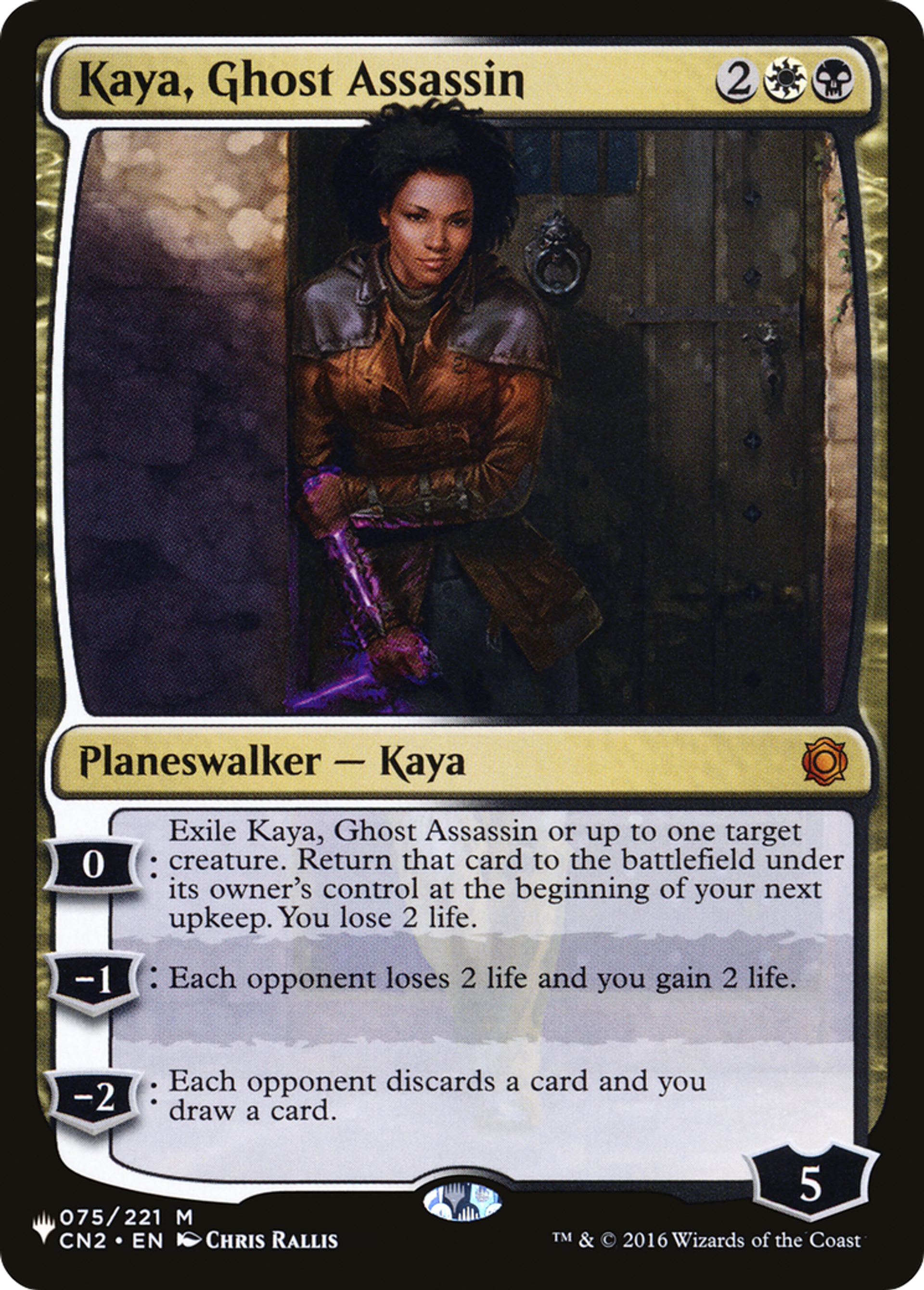 Kaya, Ghost Assassin — The List — Magic: The Gathering