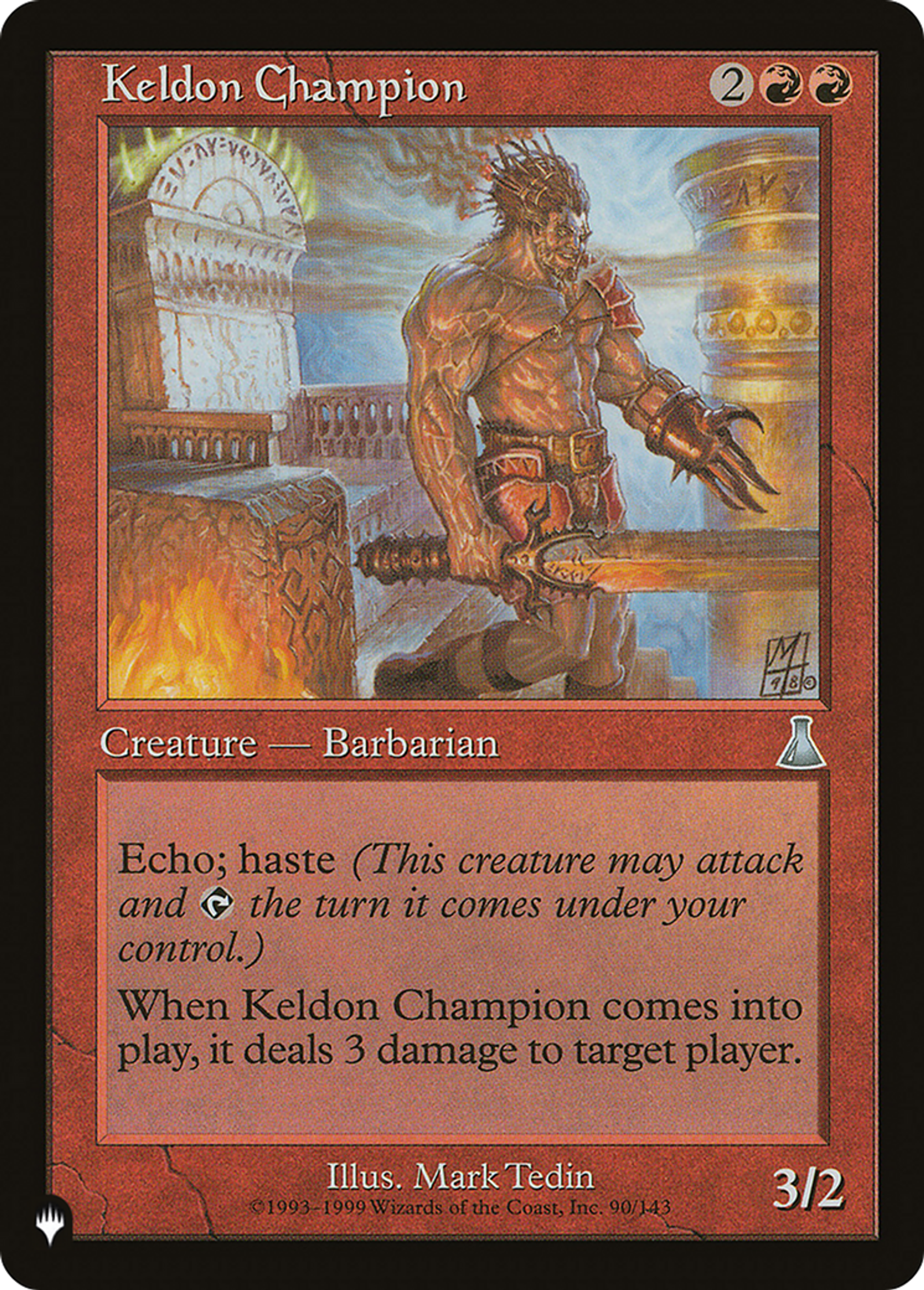 Keldon Champion — The List — Magic: The Gathering
