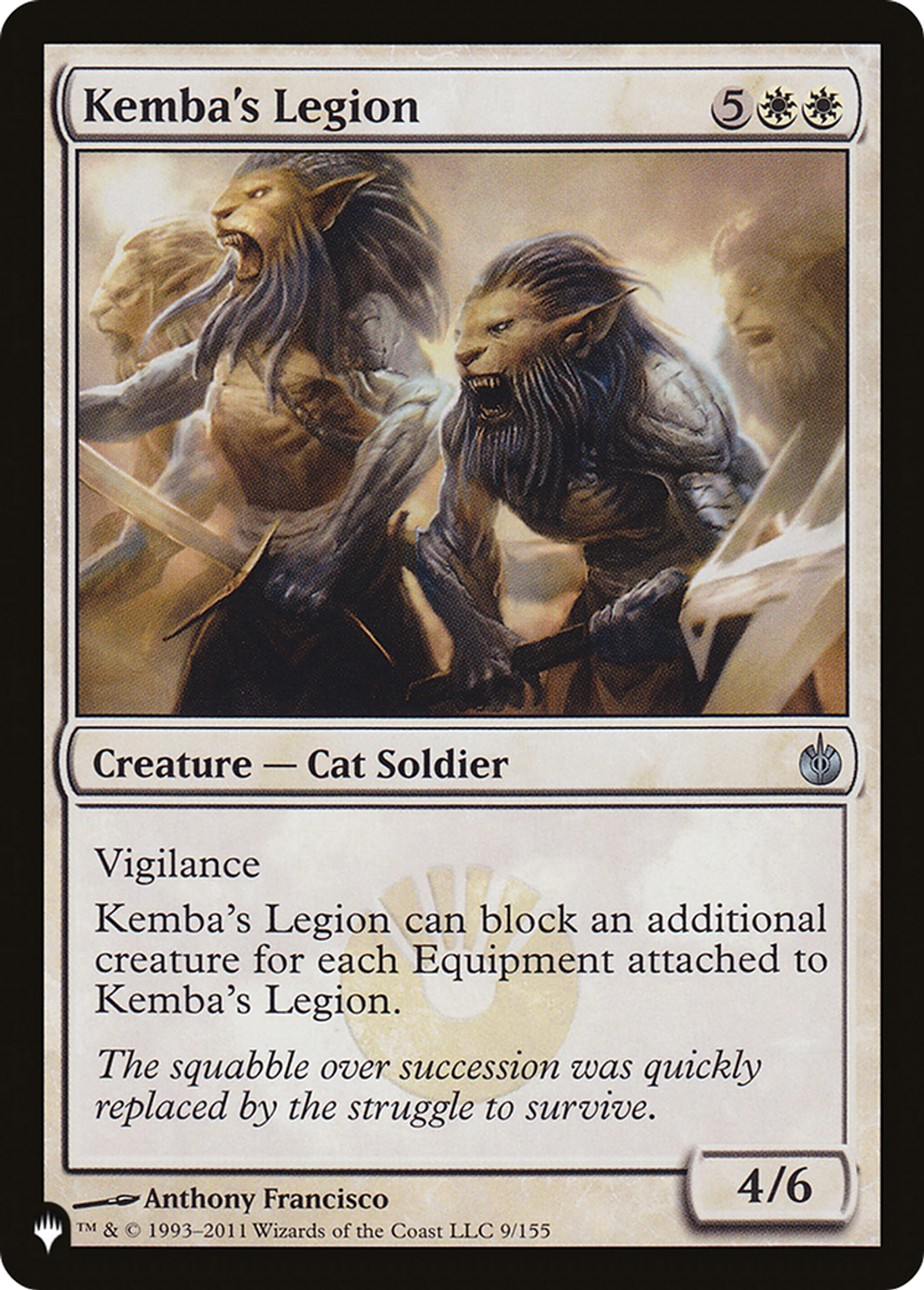 Kemba's Legion — The List — Magic: The Gathering