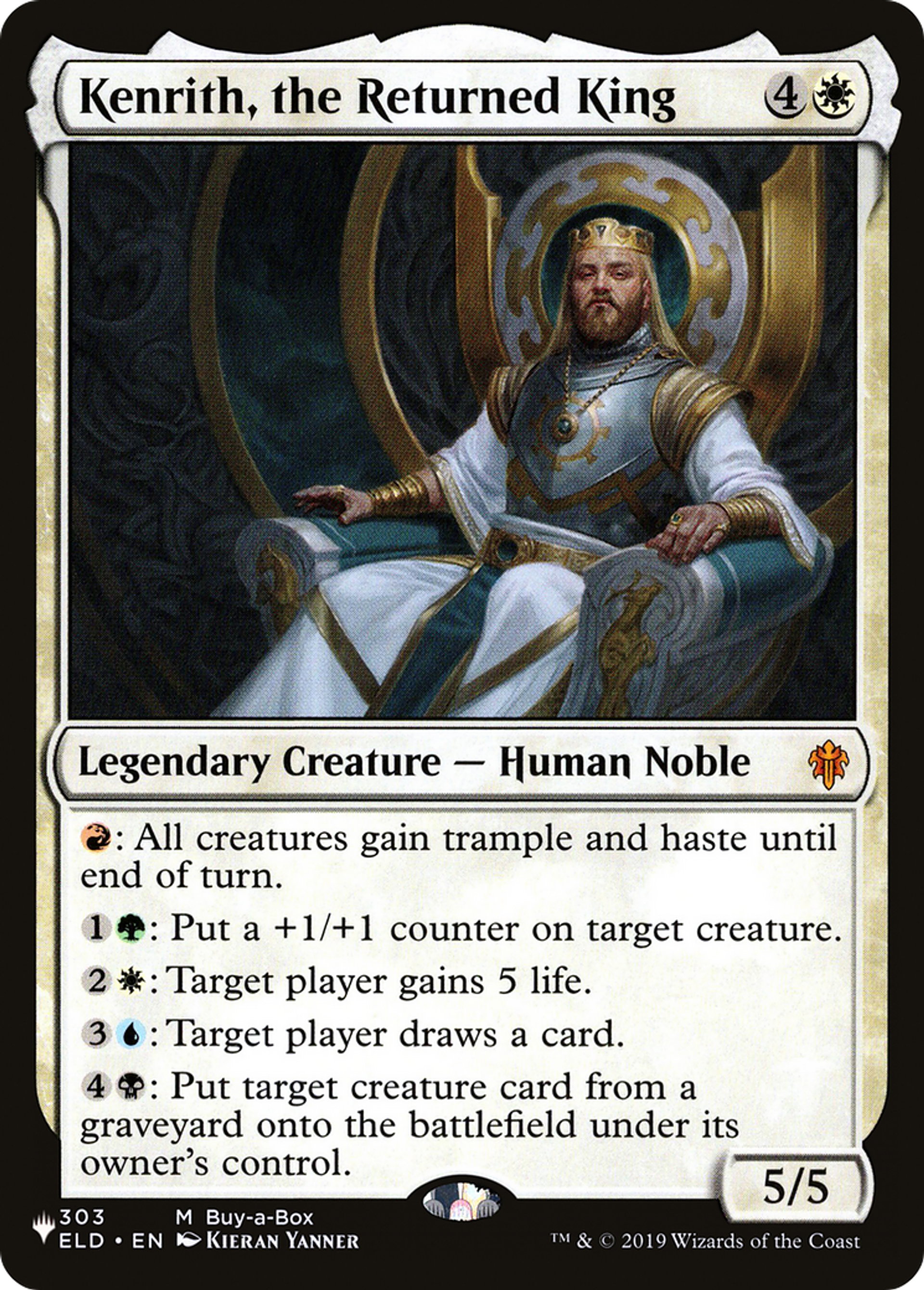 Kenrith, le roi réapparu — The List — Magic: The Gathering