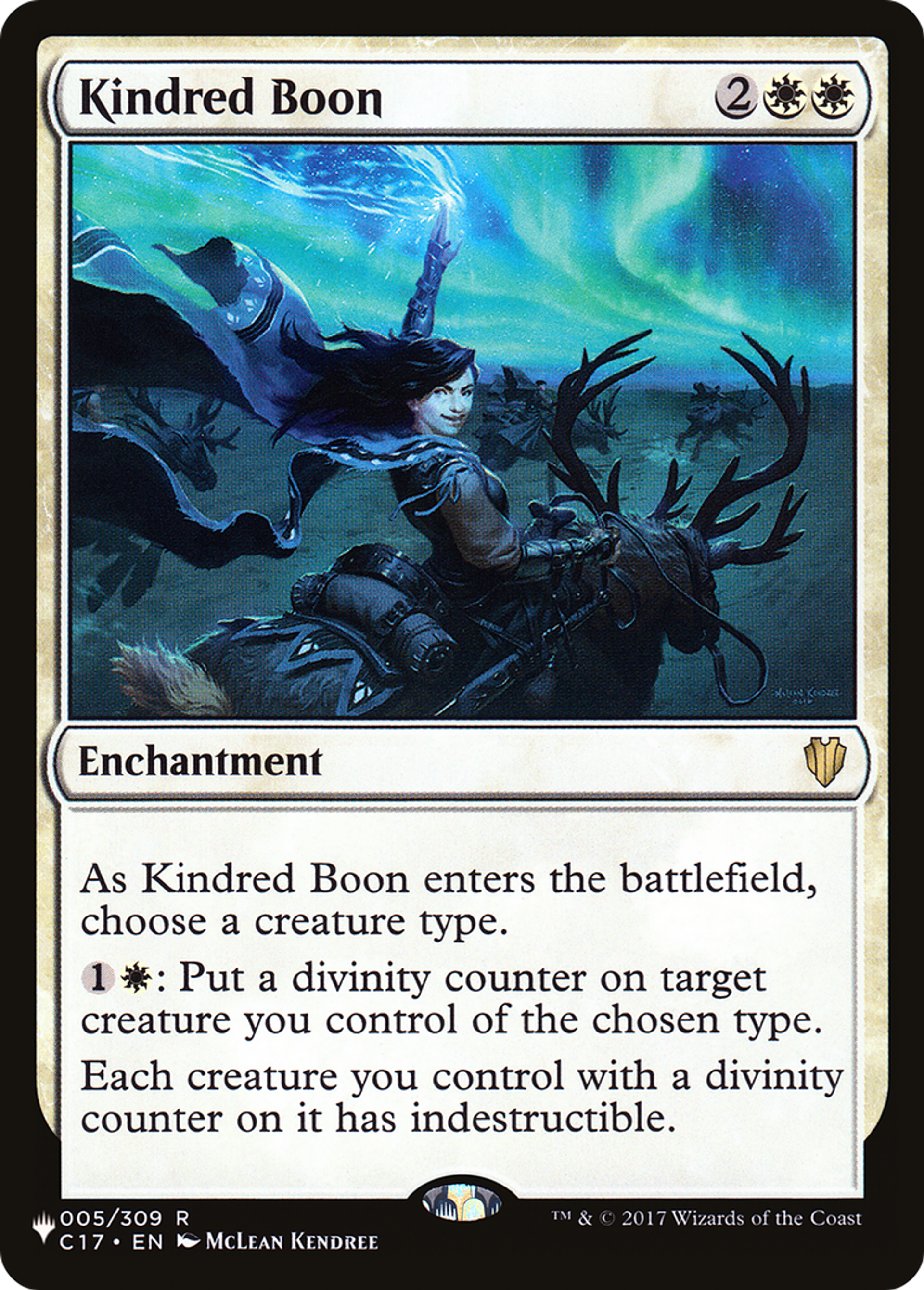 Kindred Boon — The List — Magic: The Gathering
