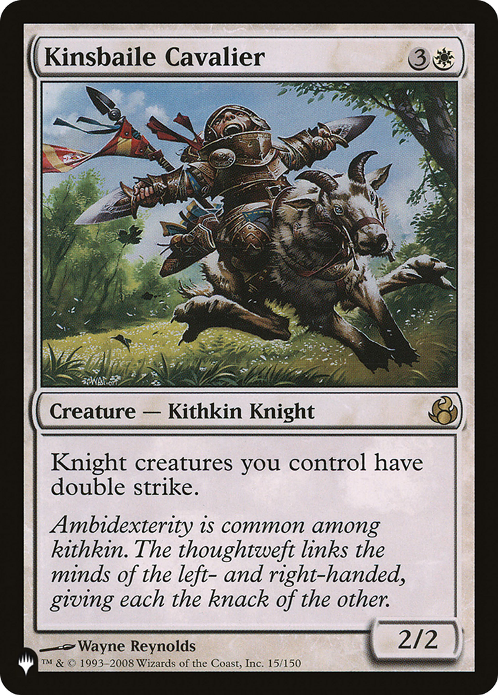 Kinsbaile Cavalier — The List — Magic: The Gathering