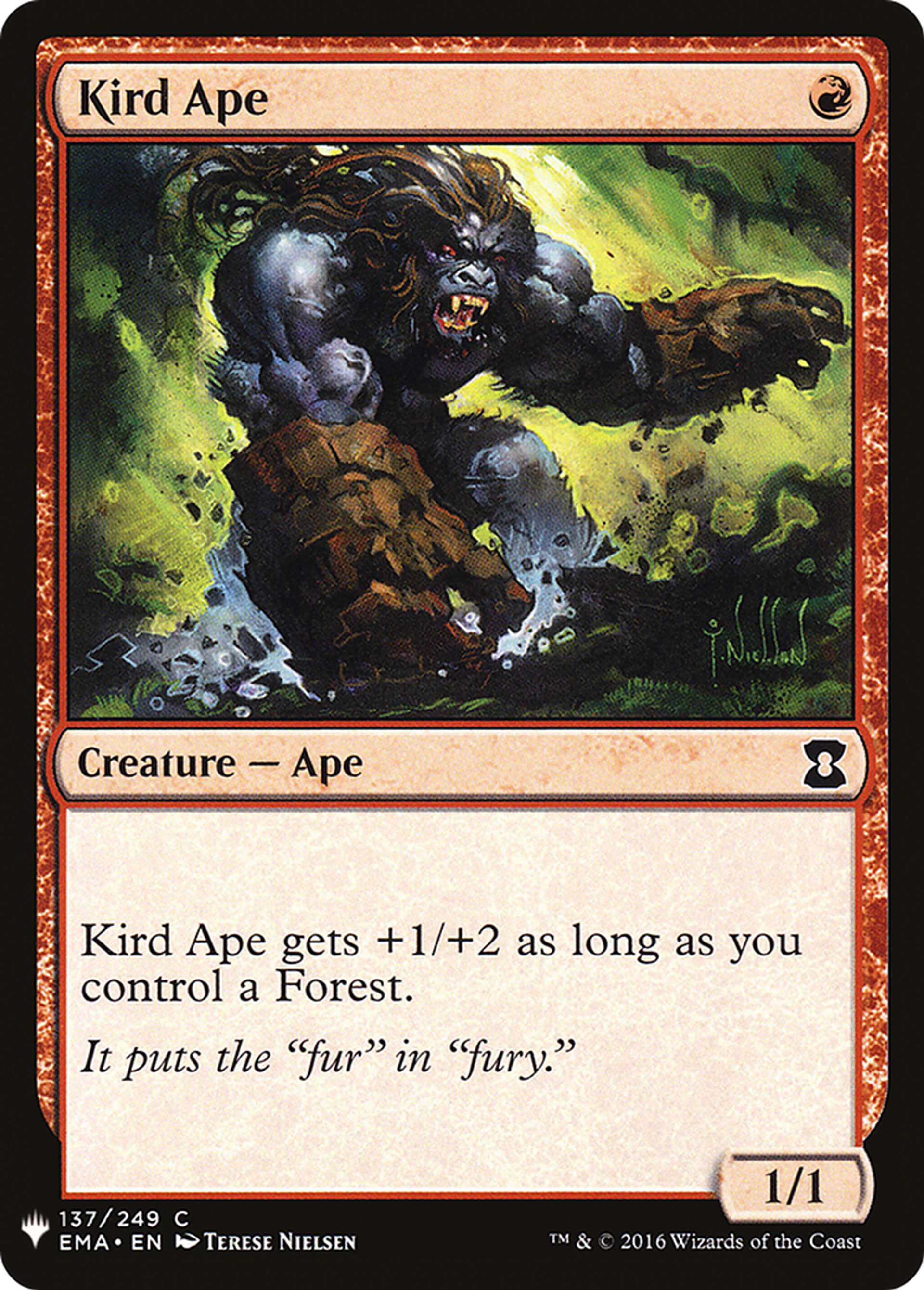 Kird Ape — The List — Magic: The Gathering