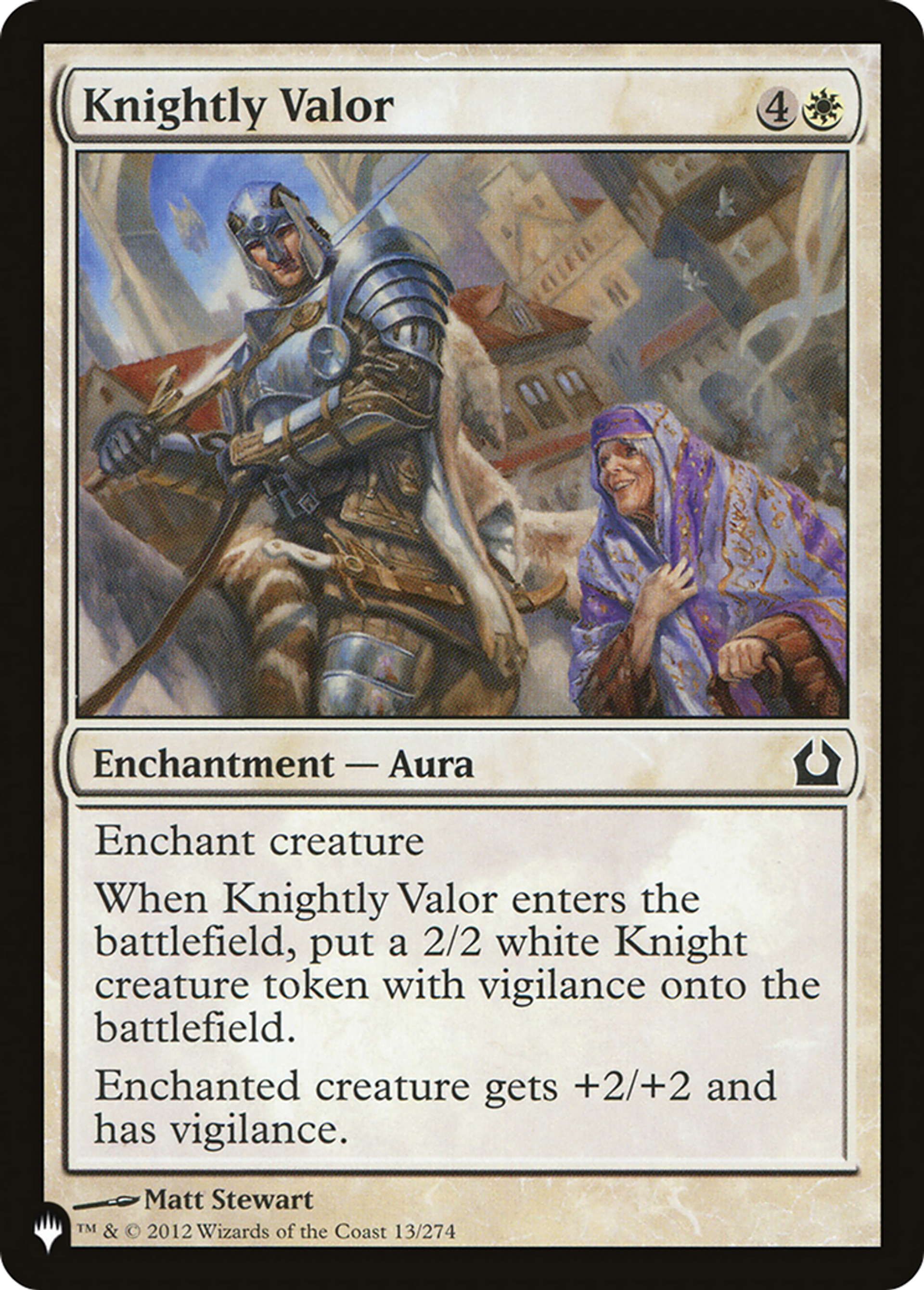 Valeur chevaleresque — The List — Magic: The Gathering