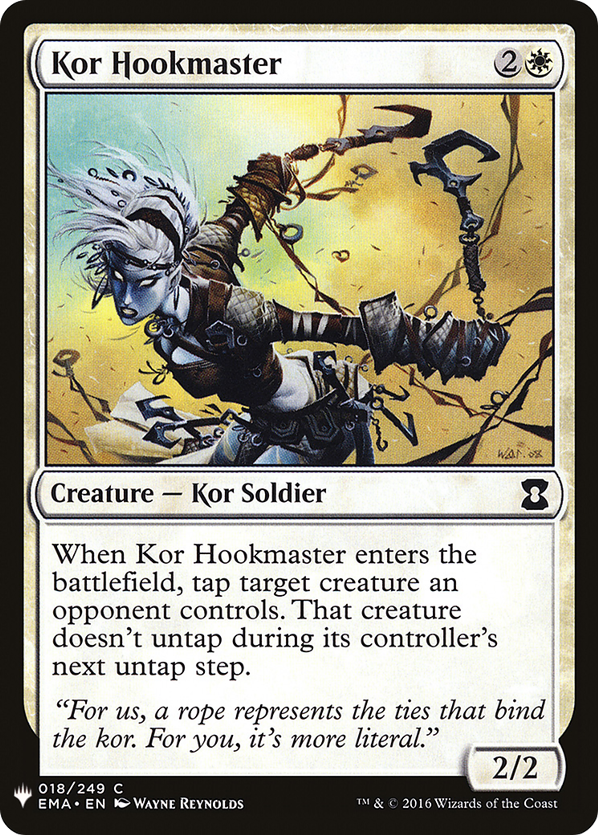 Kor Hookmaster — The List — Magic: The Gathering