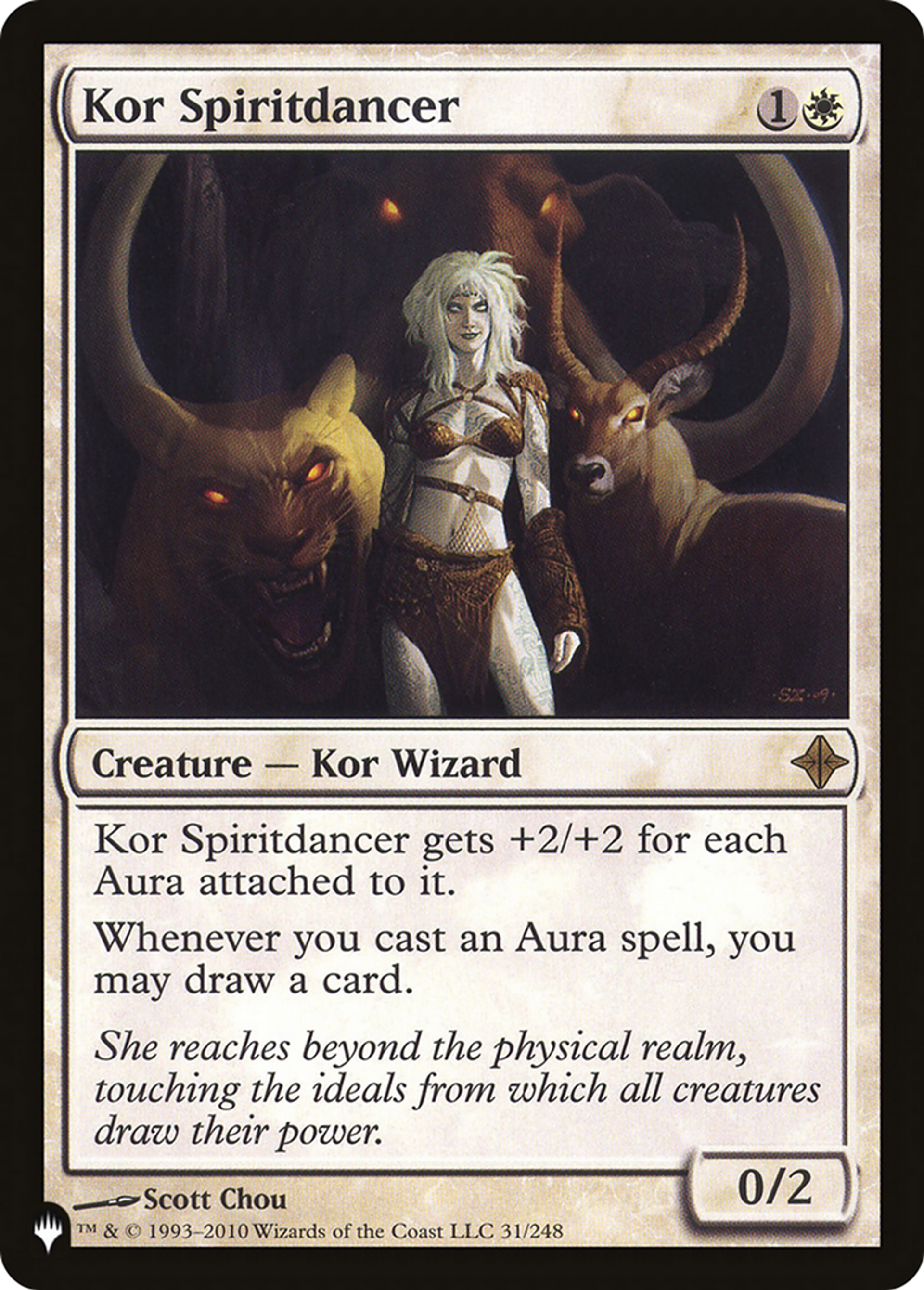 Danseuse d'esprit kor — The List — Magic: The Gathering