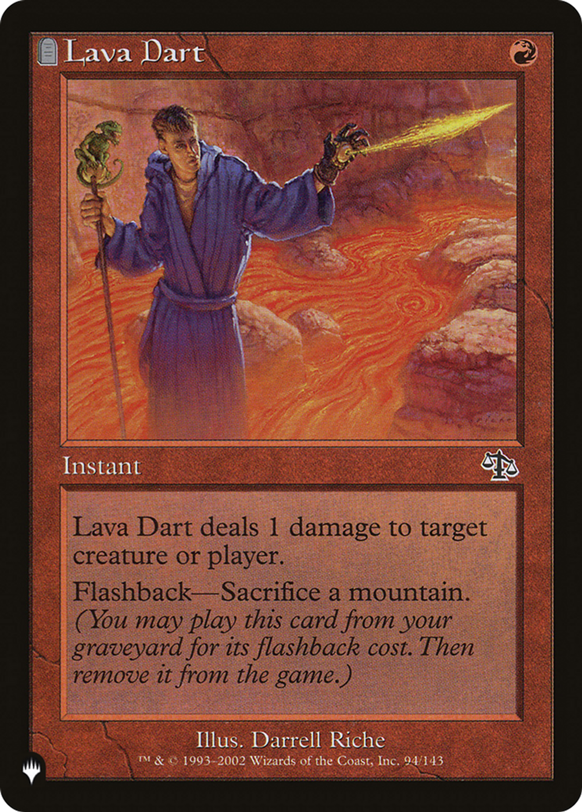 Dard de lave — The List — Magic: The Gathering