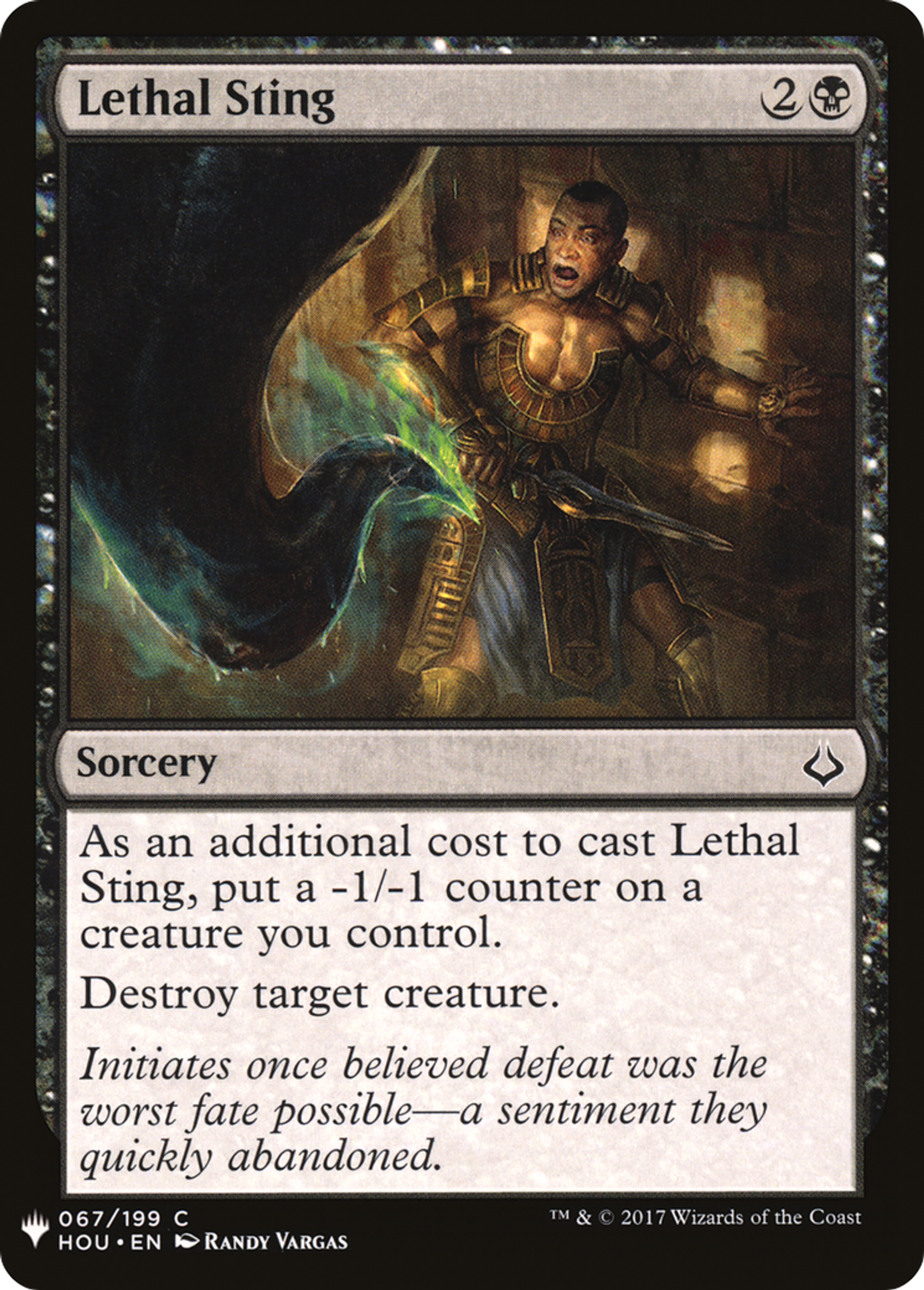 Lethal Sting — The List — Magic: The Gathering