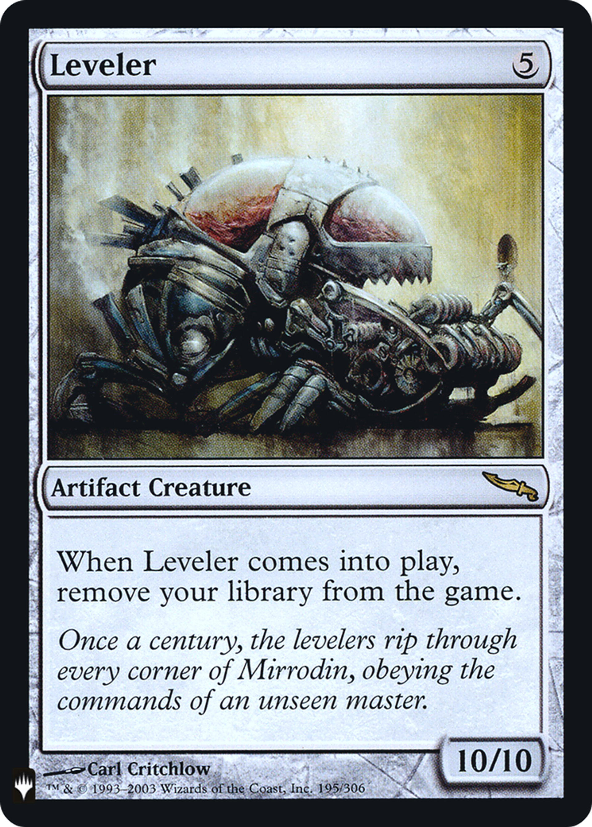 Leveler — The List — Magic: The Gathering
